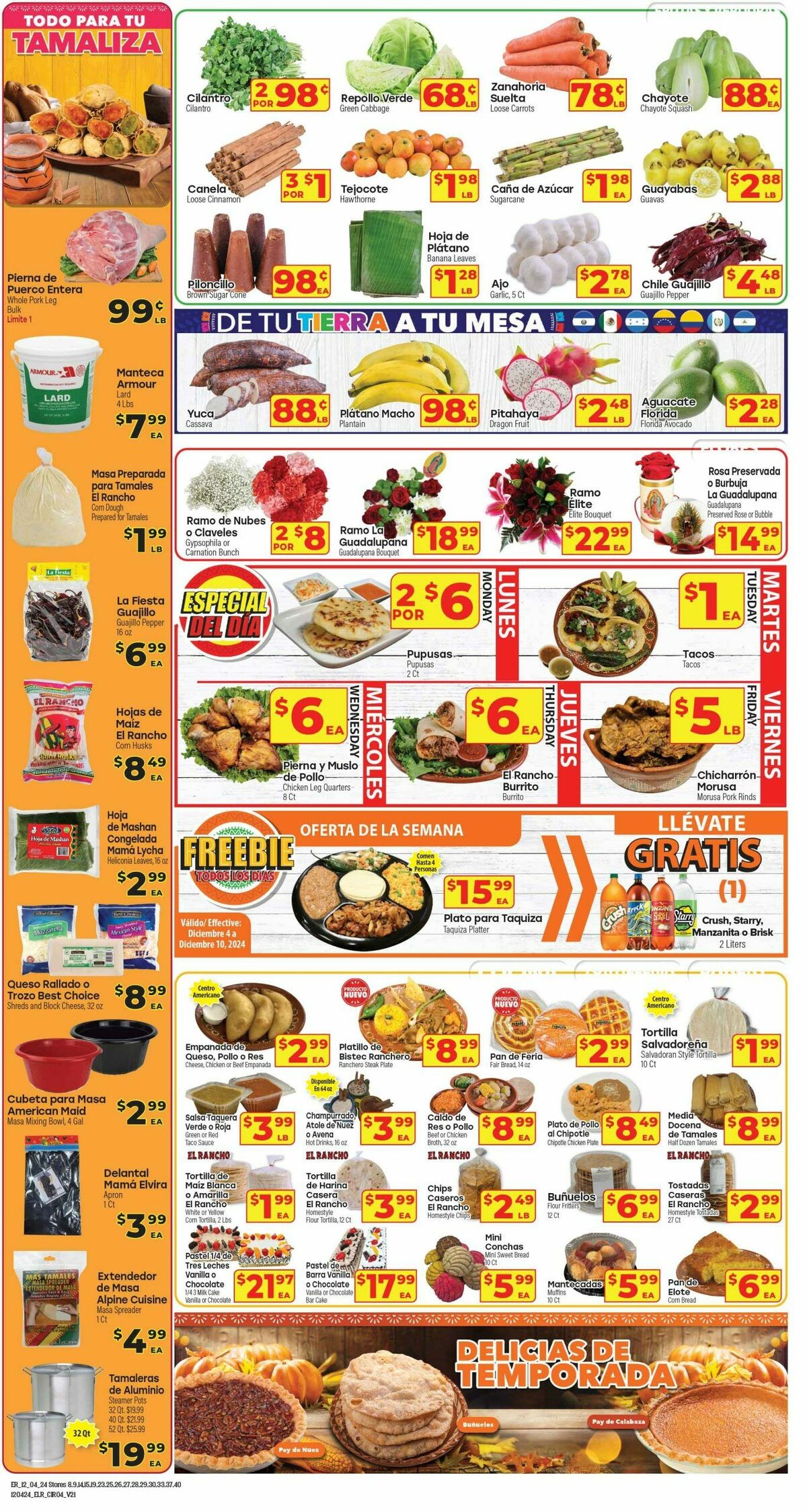 El Rancho Weekly Ad from December 4