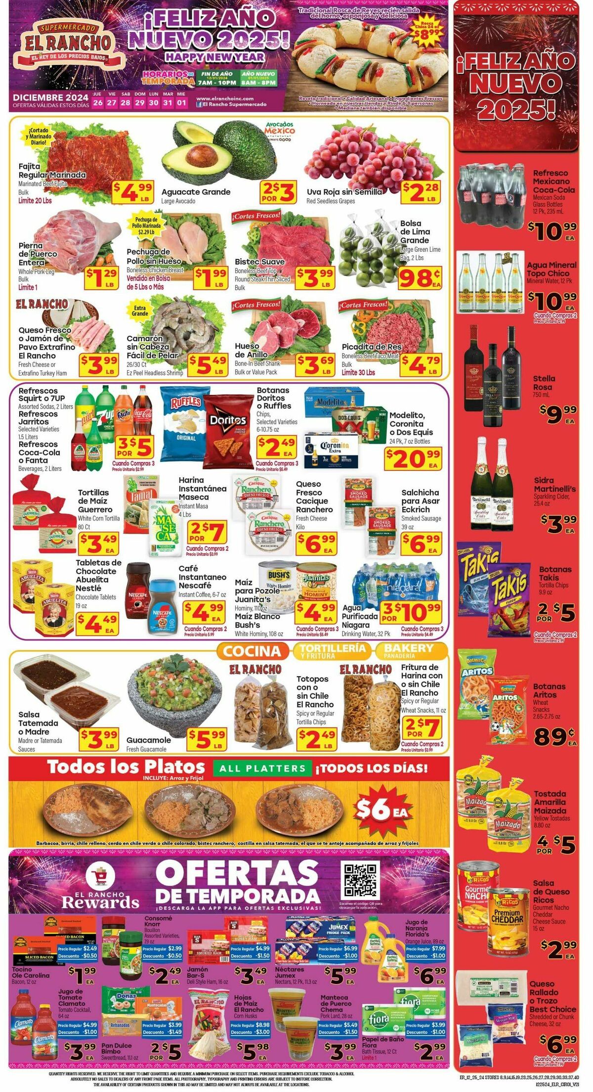 El Rancho Weekly Ad from December 26