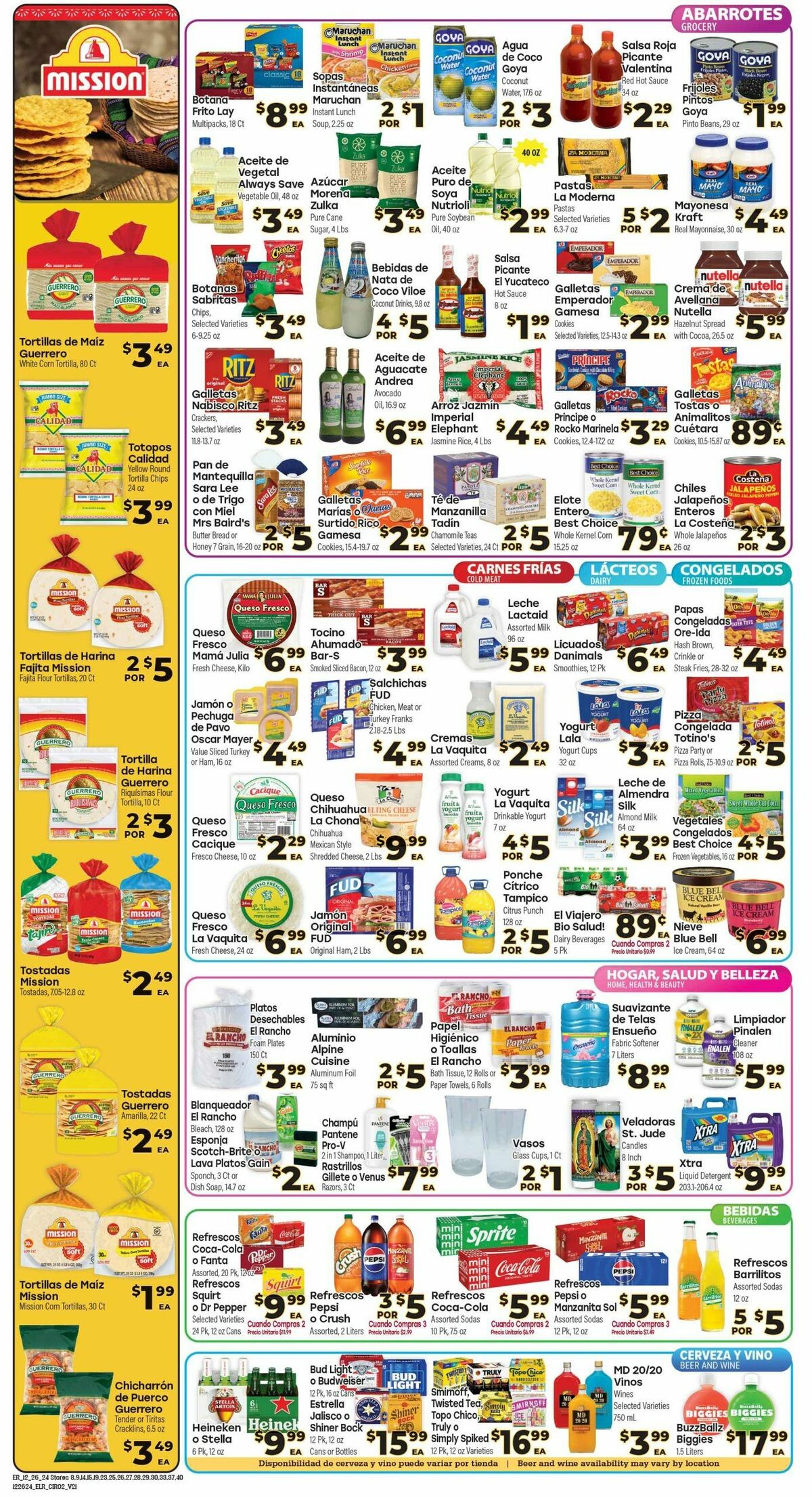 El Rancho Weekly Ad from December 26