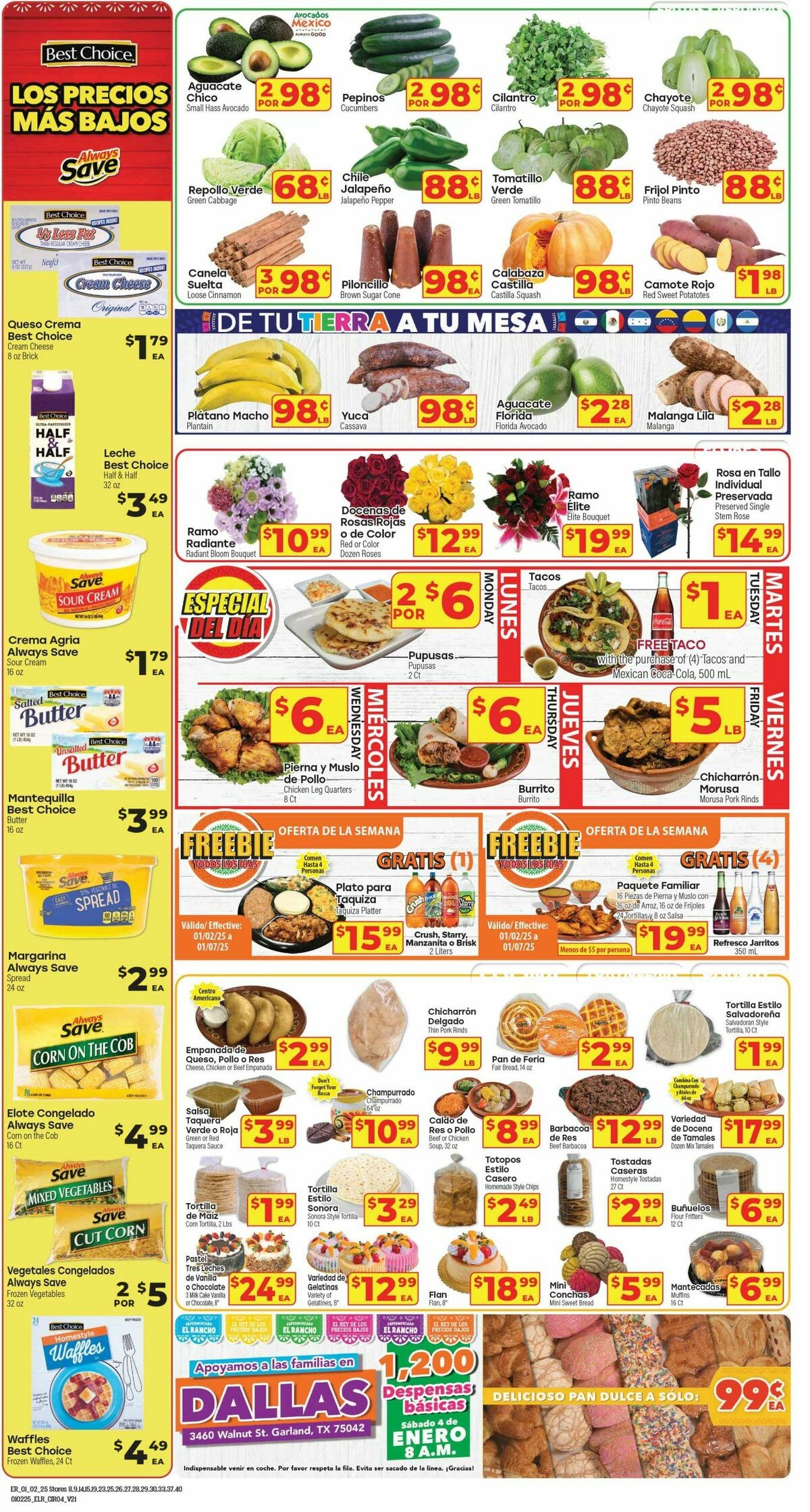 El Rancho Weekly Ad from January 2