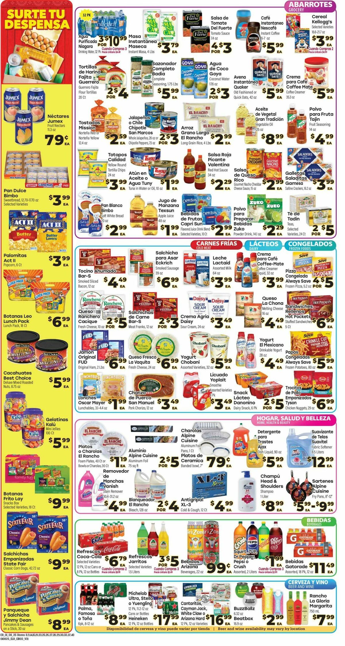 El Rancho Weekly Ad from January 8