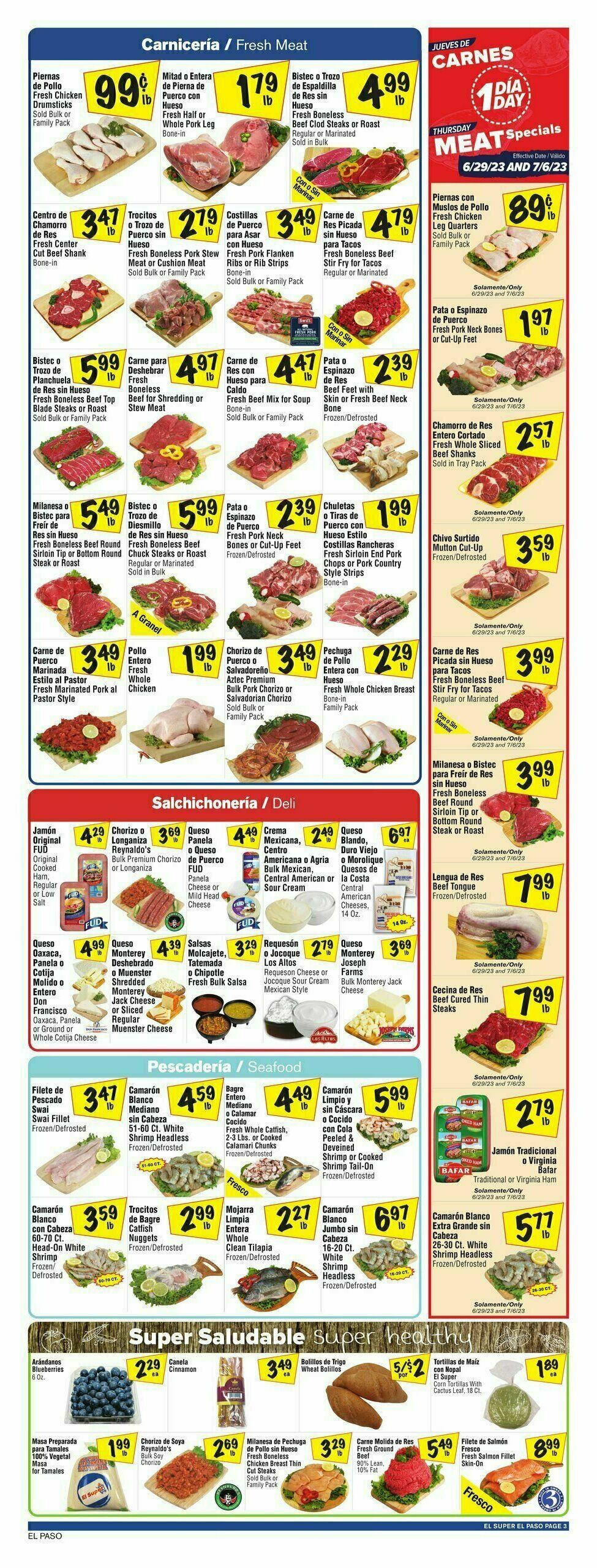 El Super Markets Weekly Ad from June 28