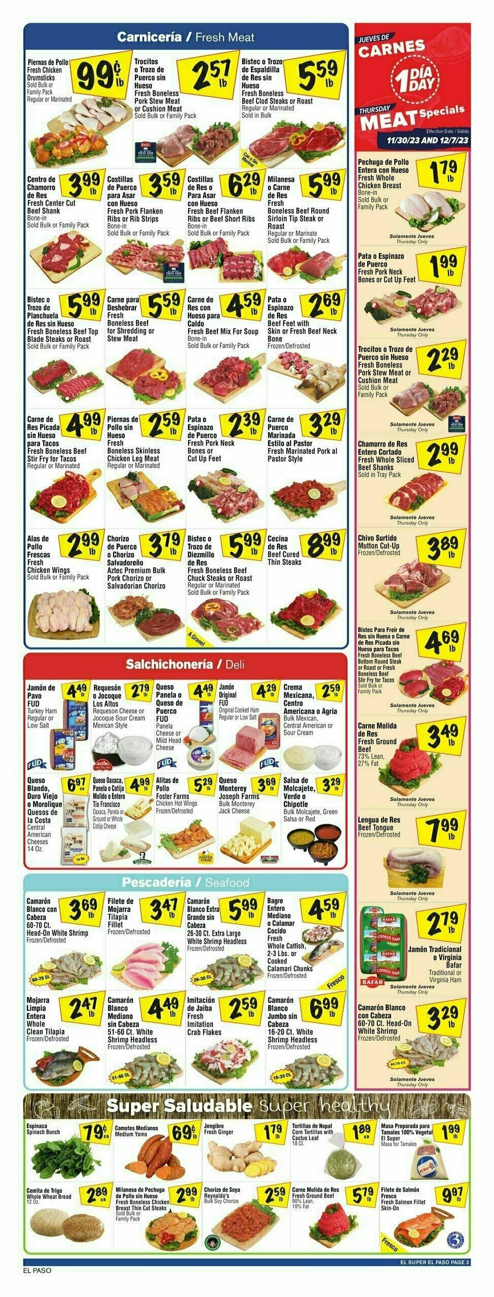 El Super Markets Weekly Ad from December 6