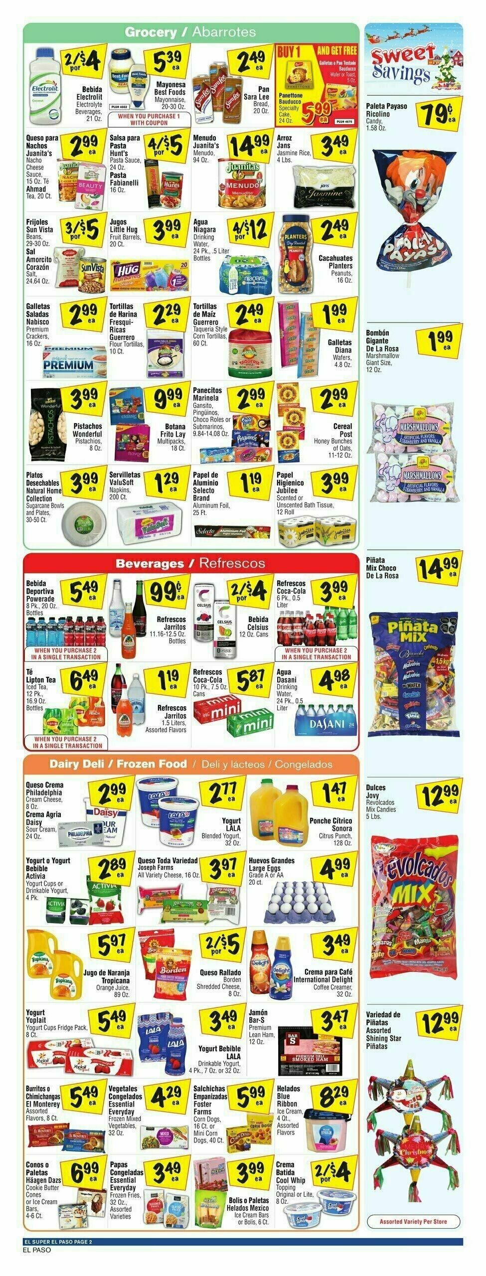 El Super Markets Weekly Ad from December 13