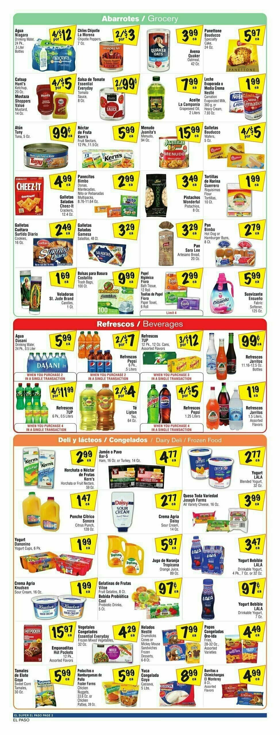 El Super Markets Weekly Ad from December 27