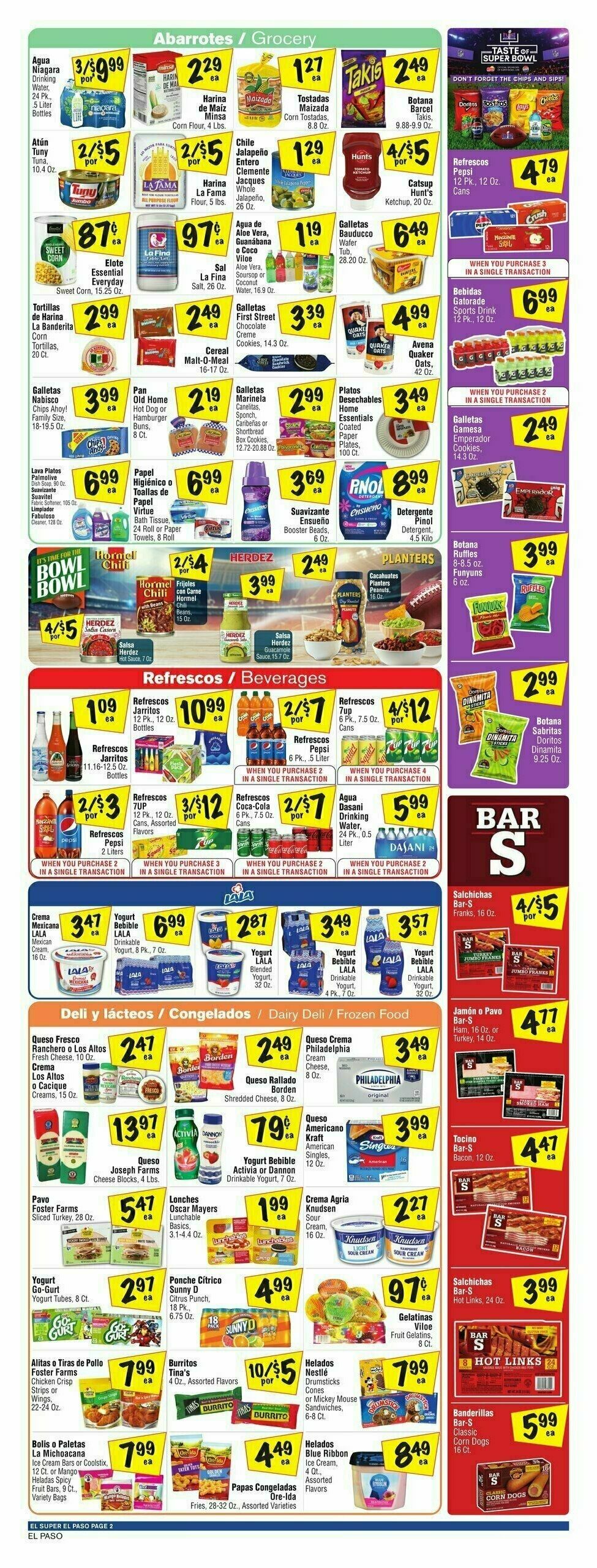 El Super Markets Weekly Ad from February 7