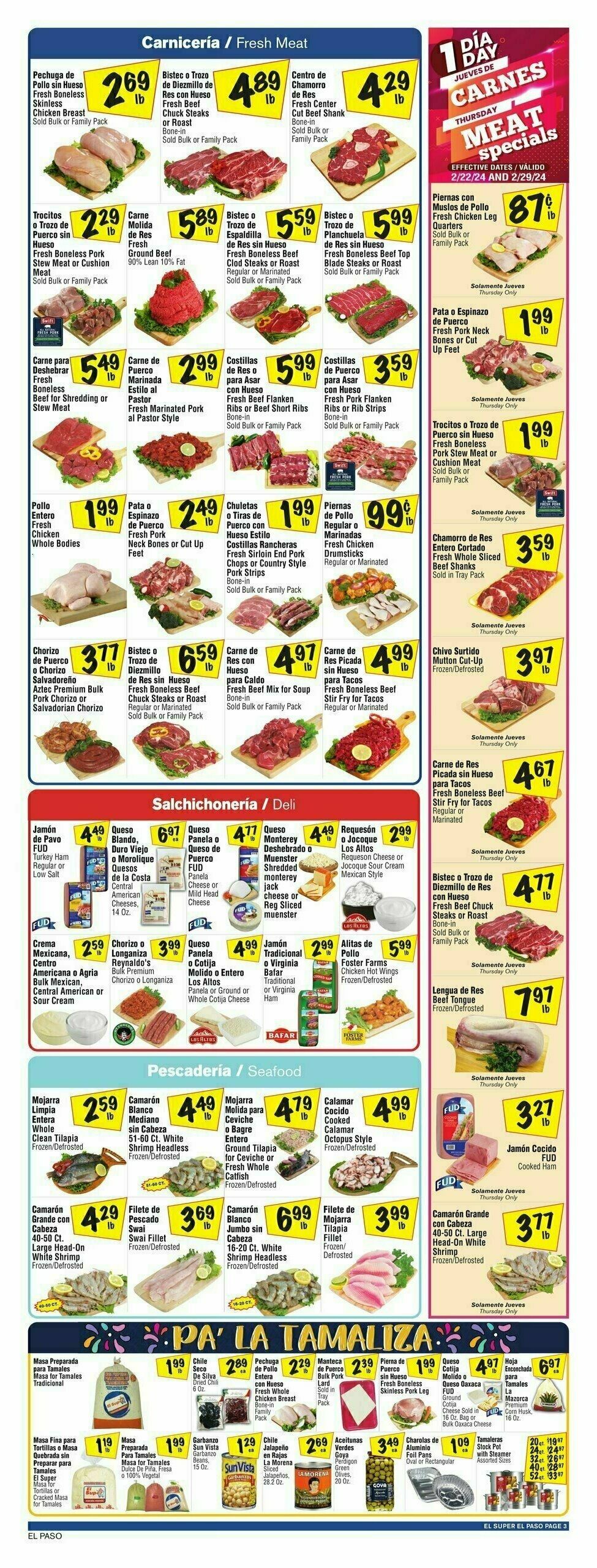 El Super Markets Weekly Ad from February 21