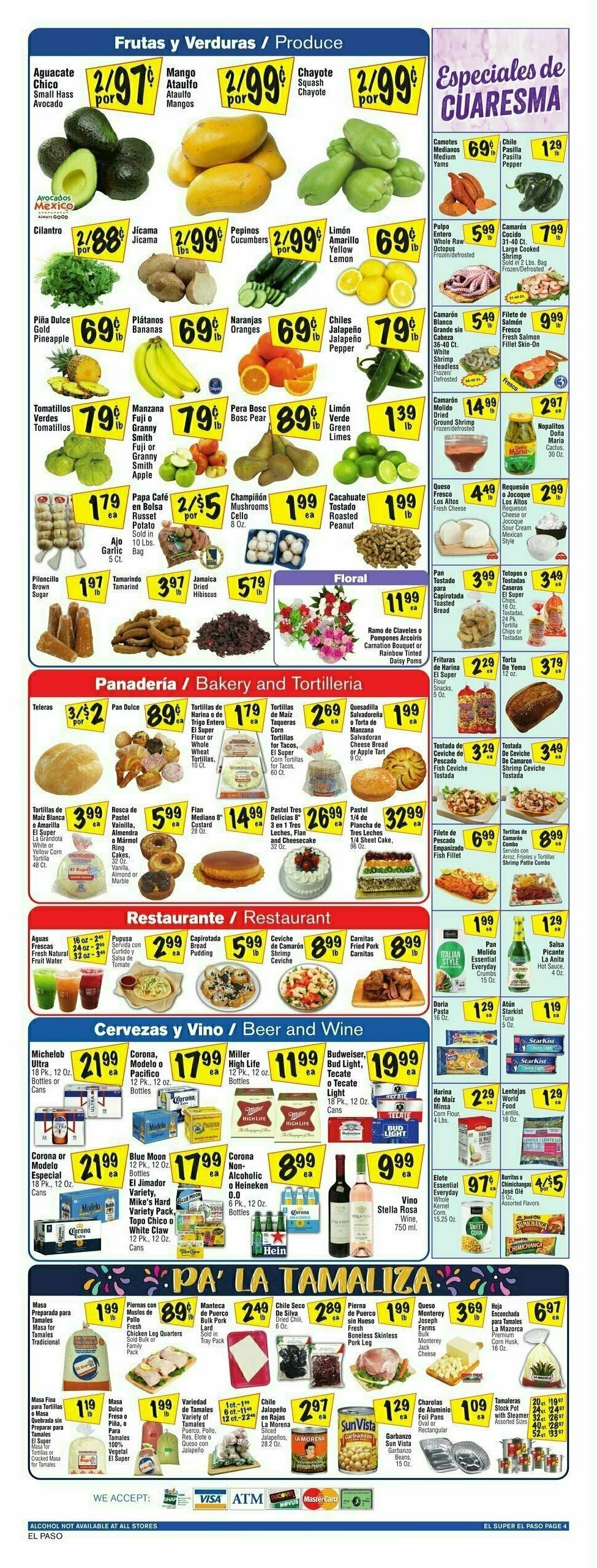 El Super Markets Weekly Ad from March 13