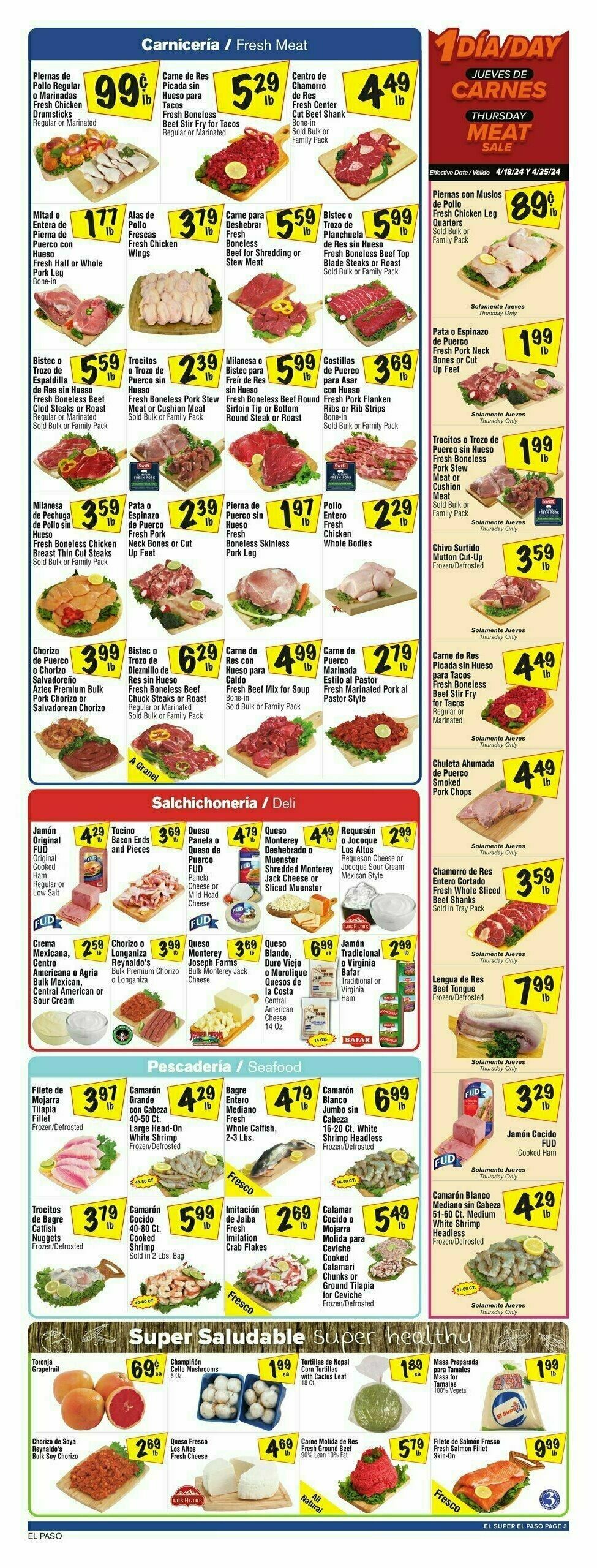 El Super Markets Weekly Ad from April 17