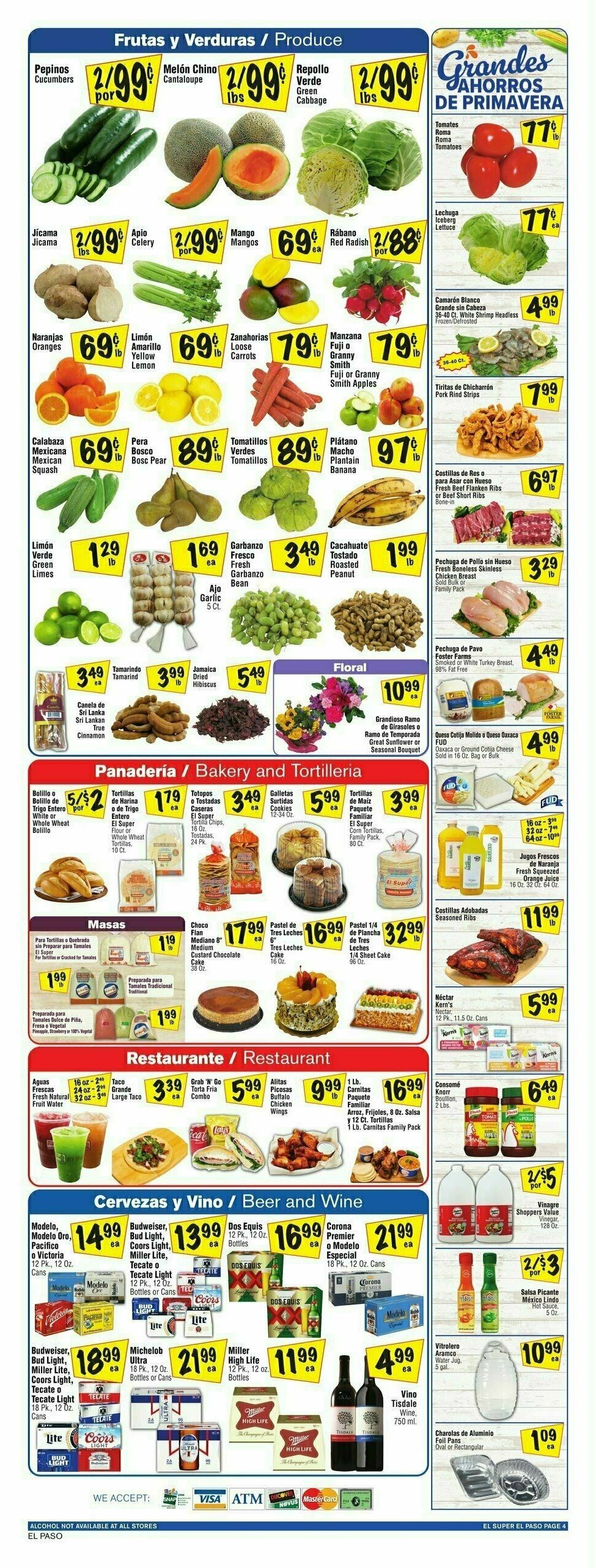 El Super Markets Weekly Ad from April 24