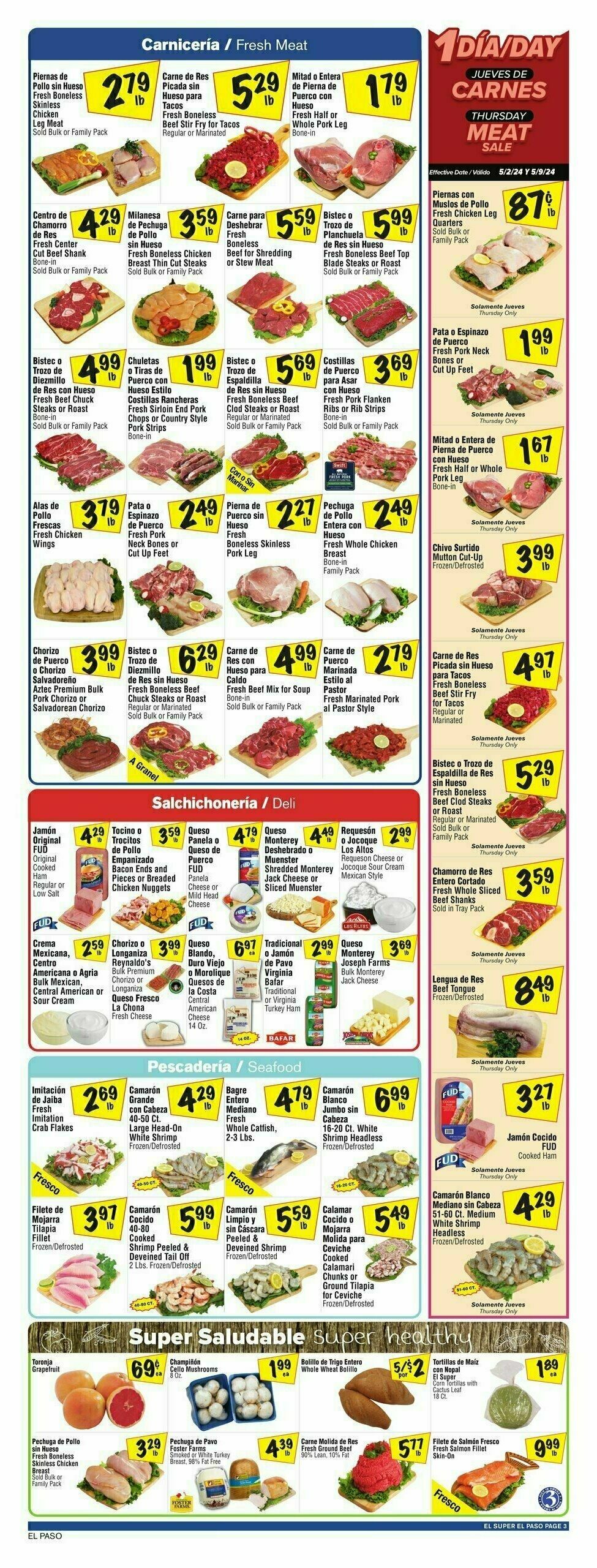 El Super Markets Weekly Ad from May 1