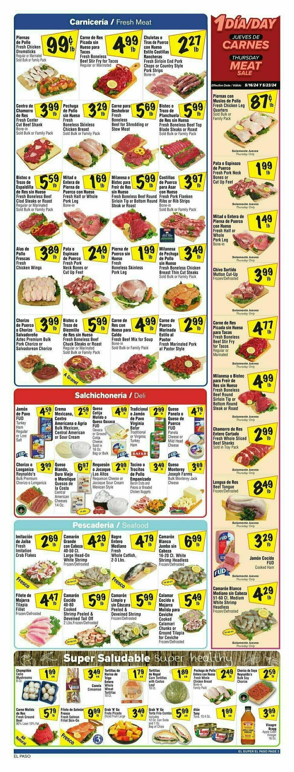 El Super Markets Weekly Ad from May 15