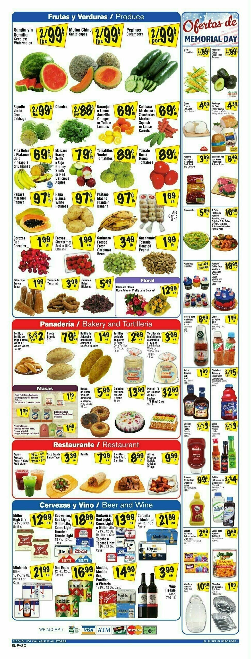 El Super Markets Weekly Ad from May 15