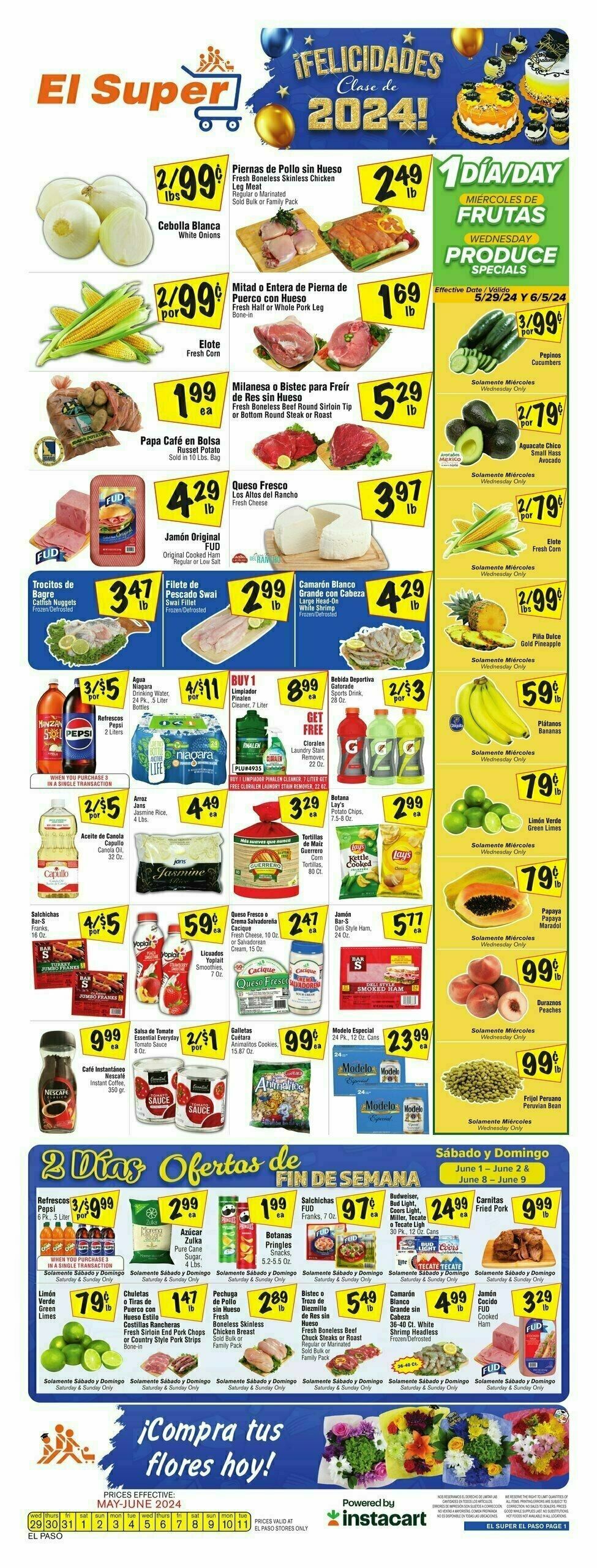 El Super Markets Weekly Ad from May 29