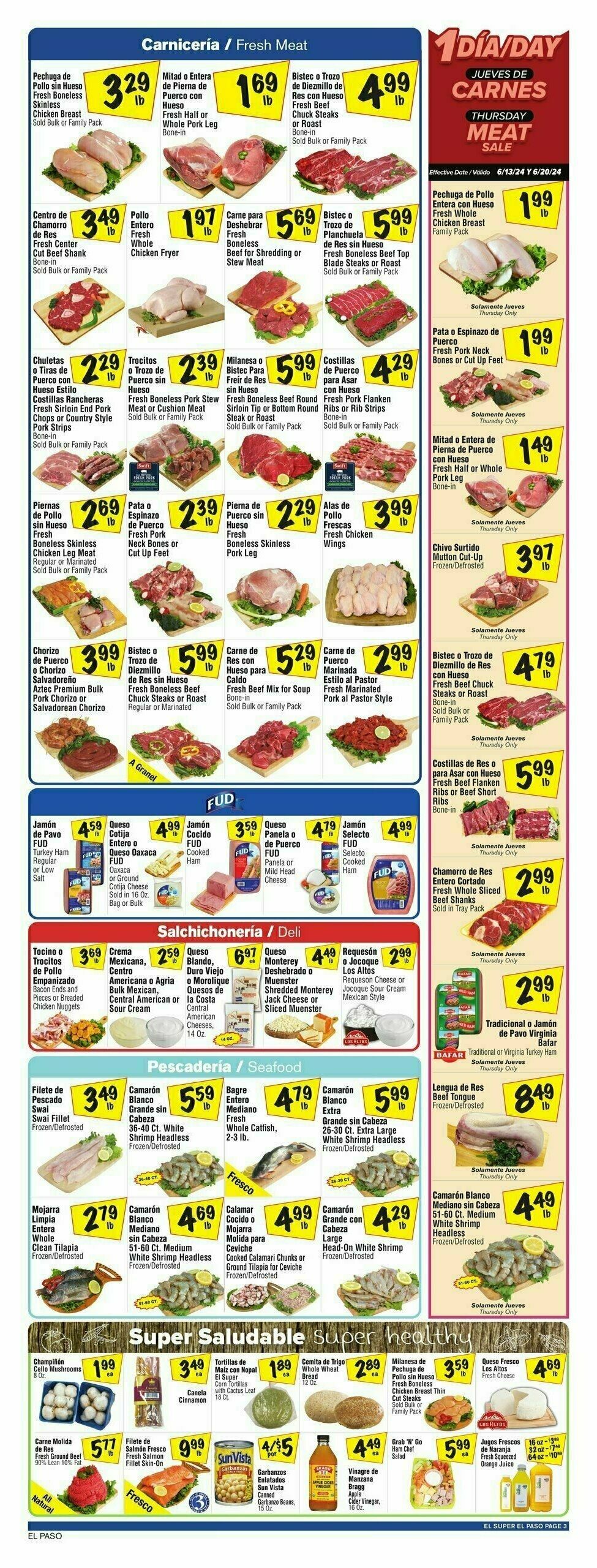 El Super Markets Weekly Ad from June 12