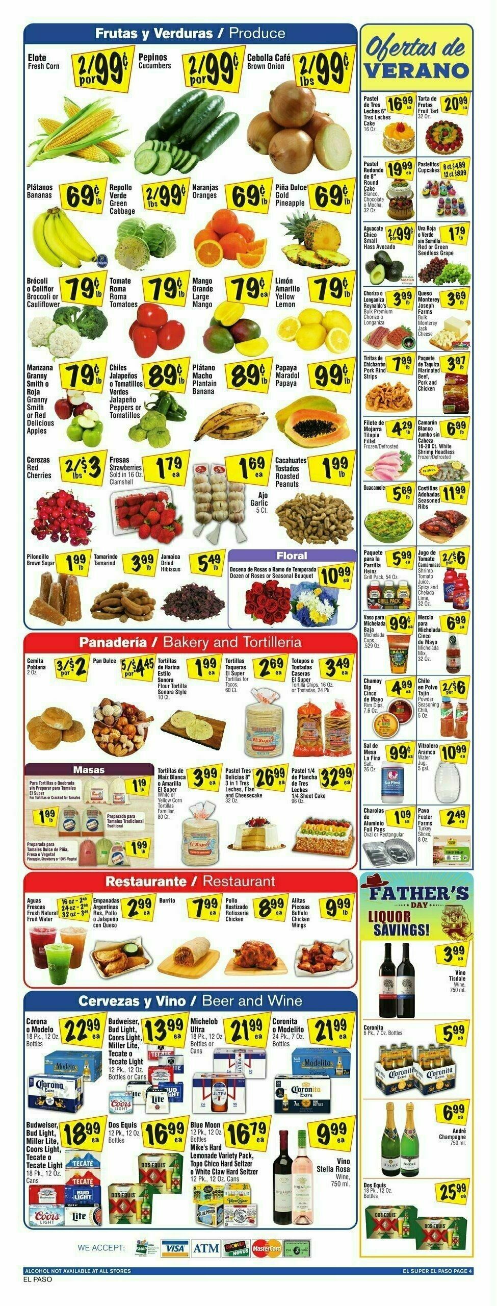 El Super Markets Weekly Ad from June 12