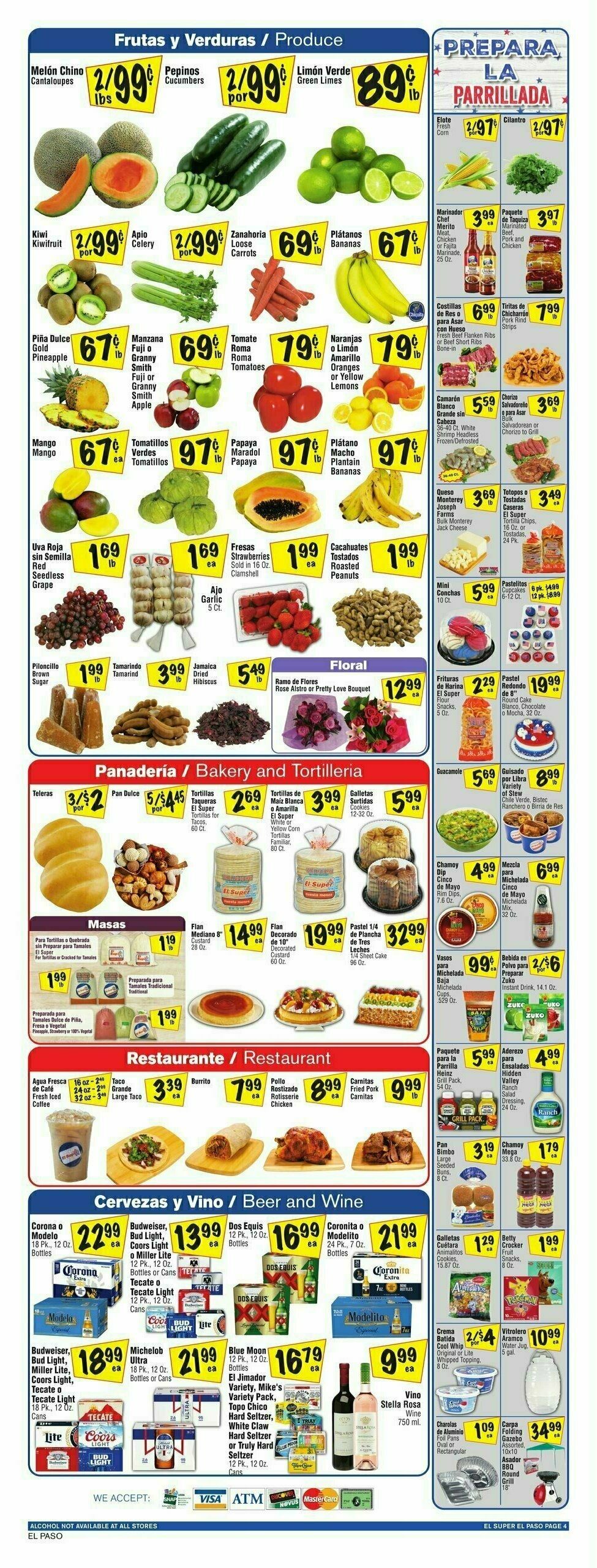 El Super Markets Weekly Ad from July 3