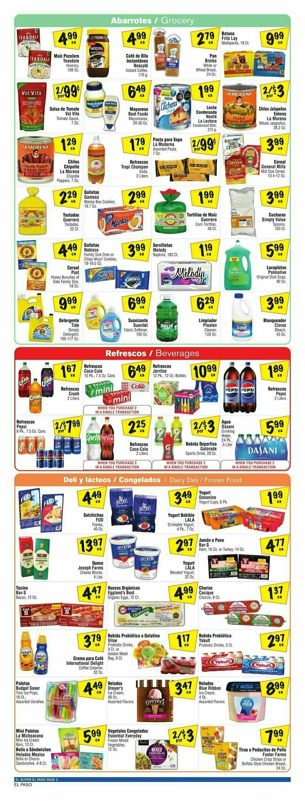 El Super Markets Weekly Ad from July 10