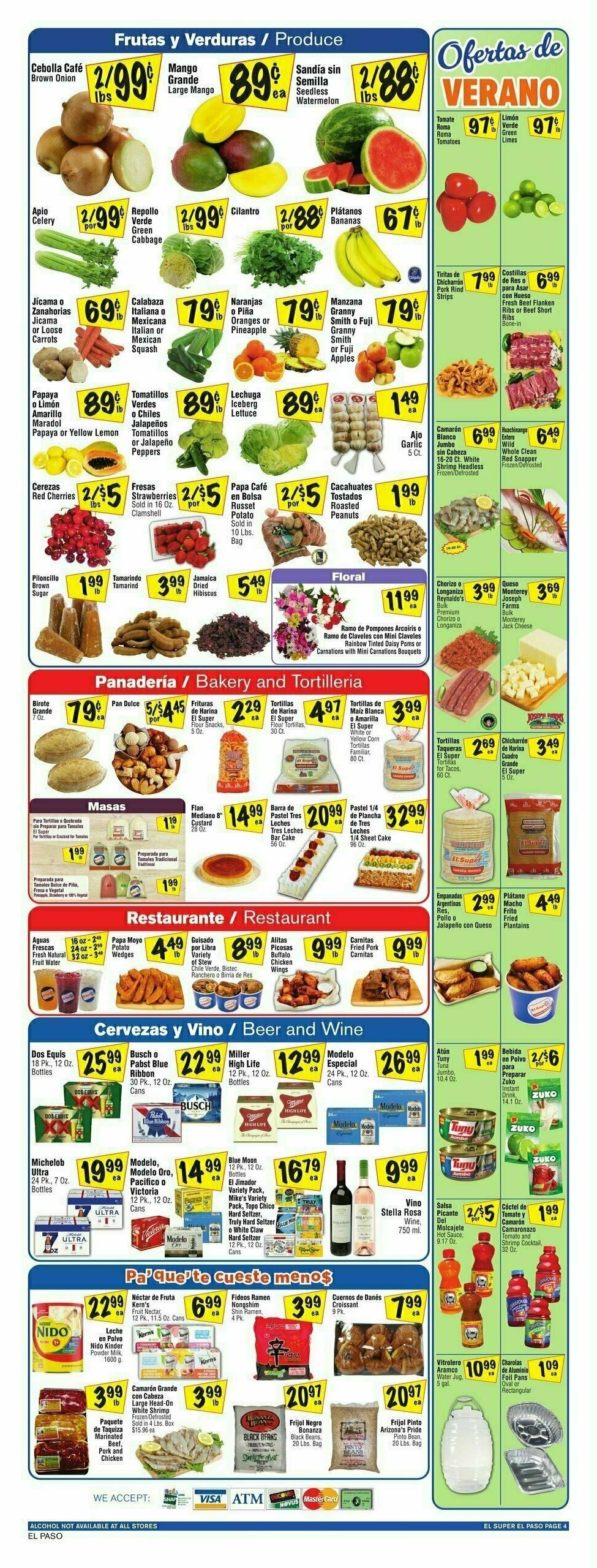 El Super Markets Weekly Ad from July 10