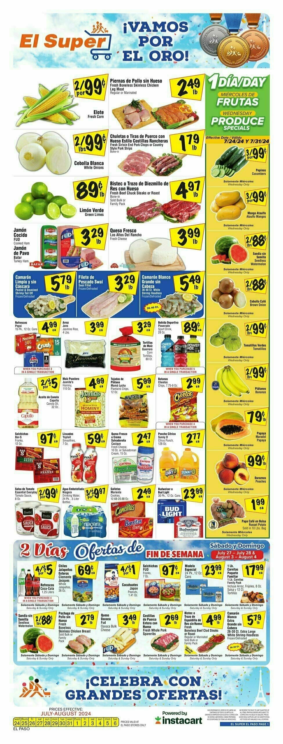 El Super Markets Weekly Ad from July 24