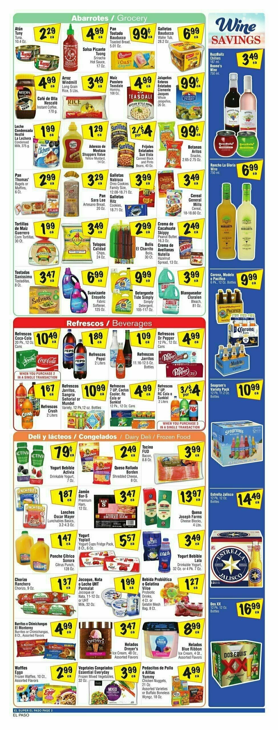 El Super Markets Weekly Ad from August 21