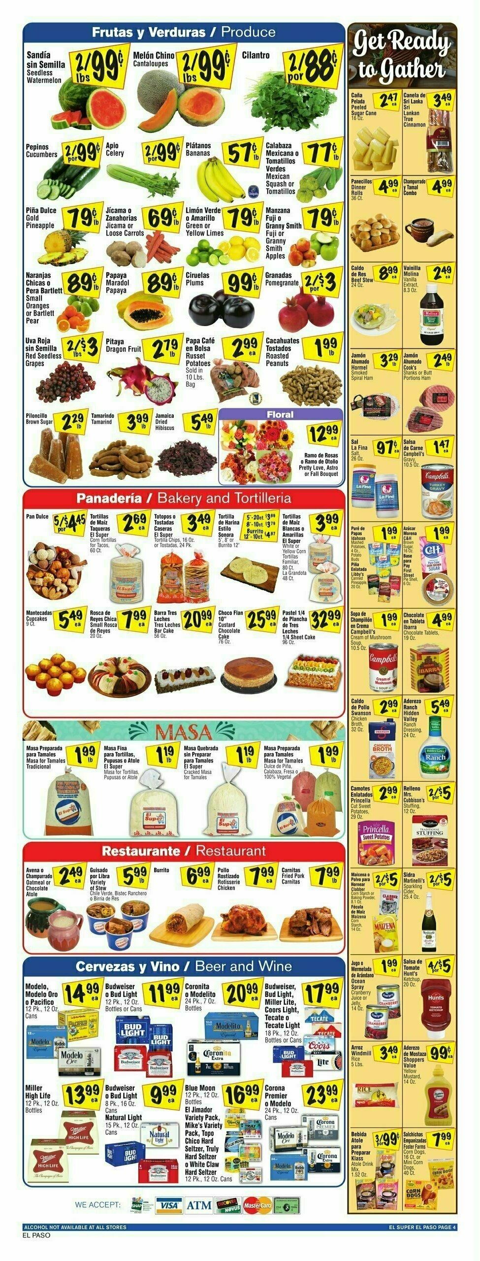 El Super Markets Weekly Ad from November 13