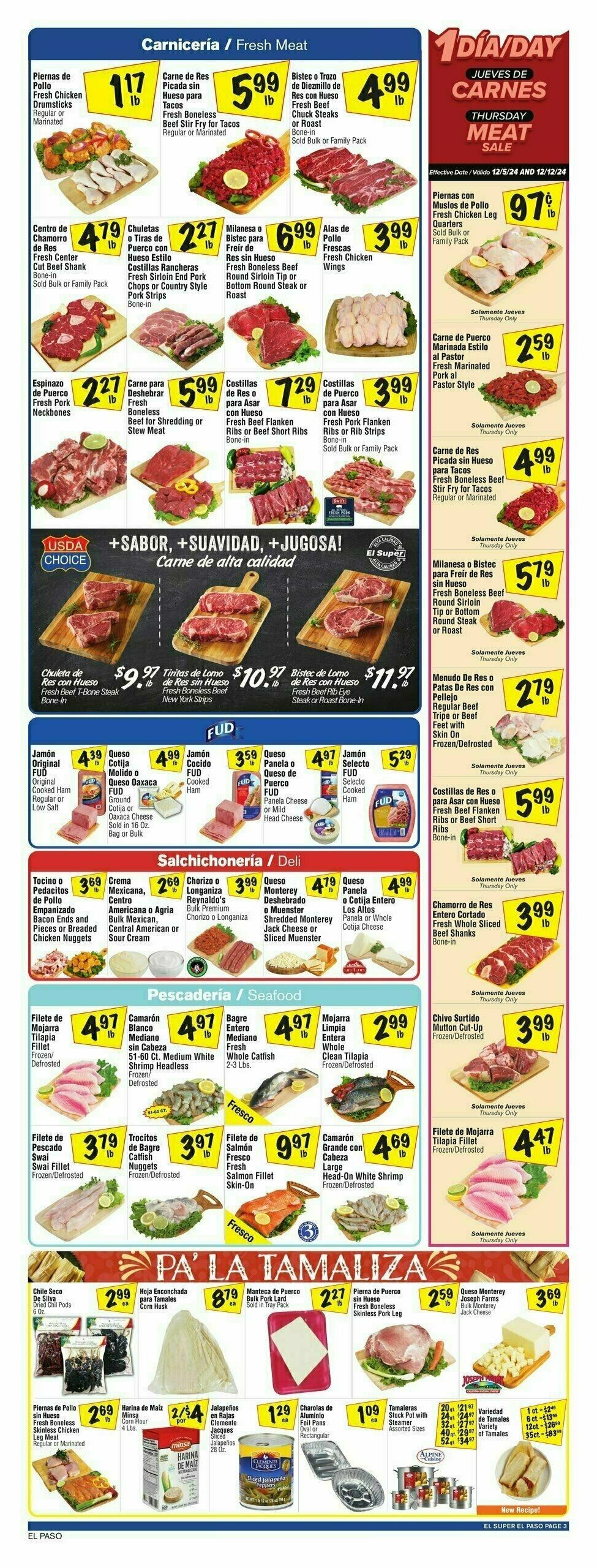 El Super Markets Weekly Ad from November 27