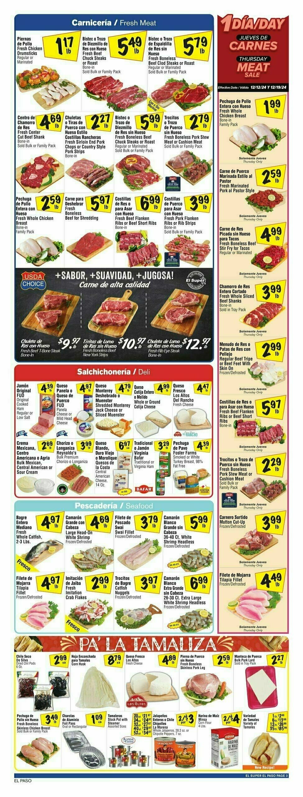 El Super Markets Weekly Ad from December 11