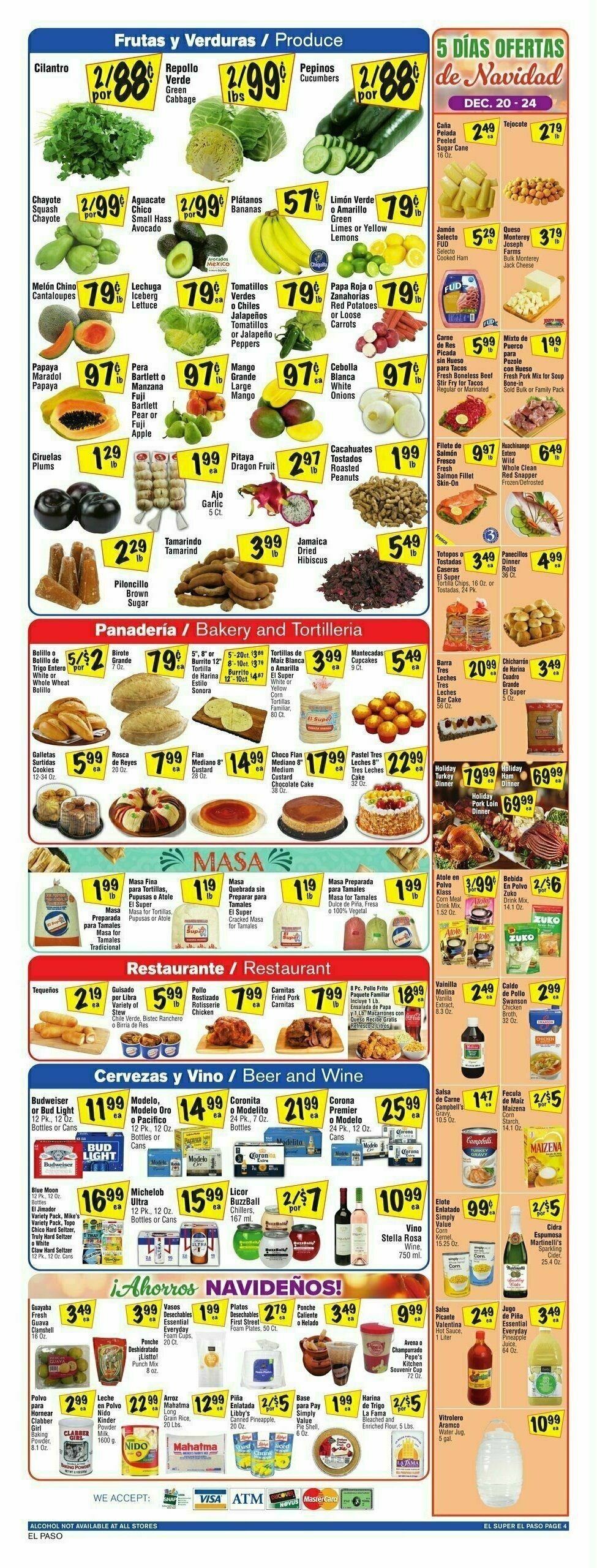 El Super Markets Weekly Ad from December 11