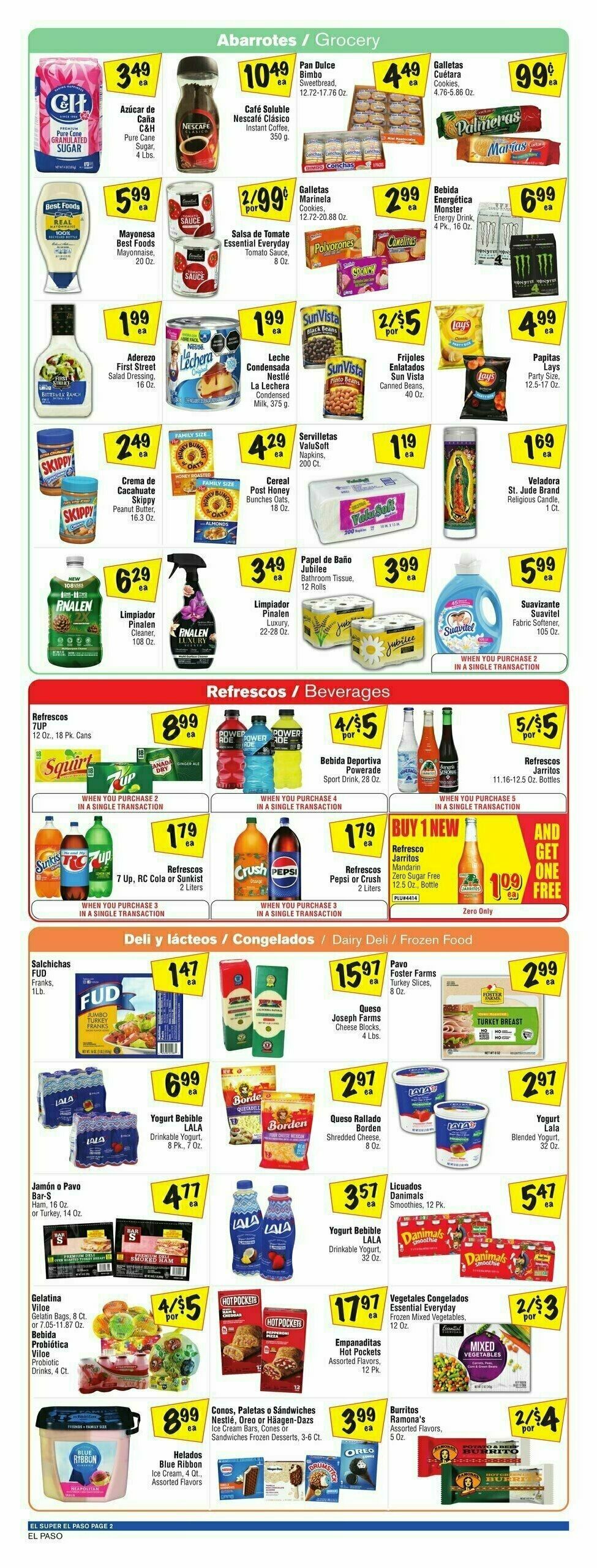 El Super Markets Weekly Ad from January 8