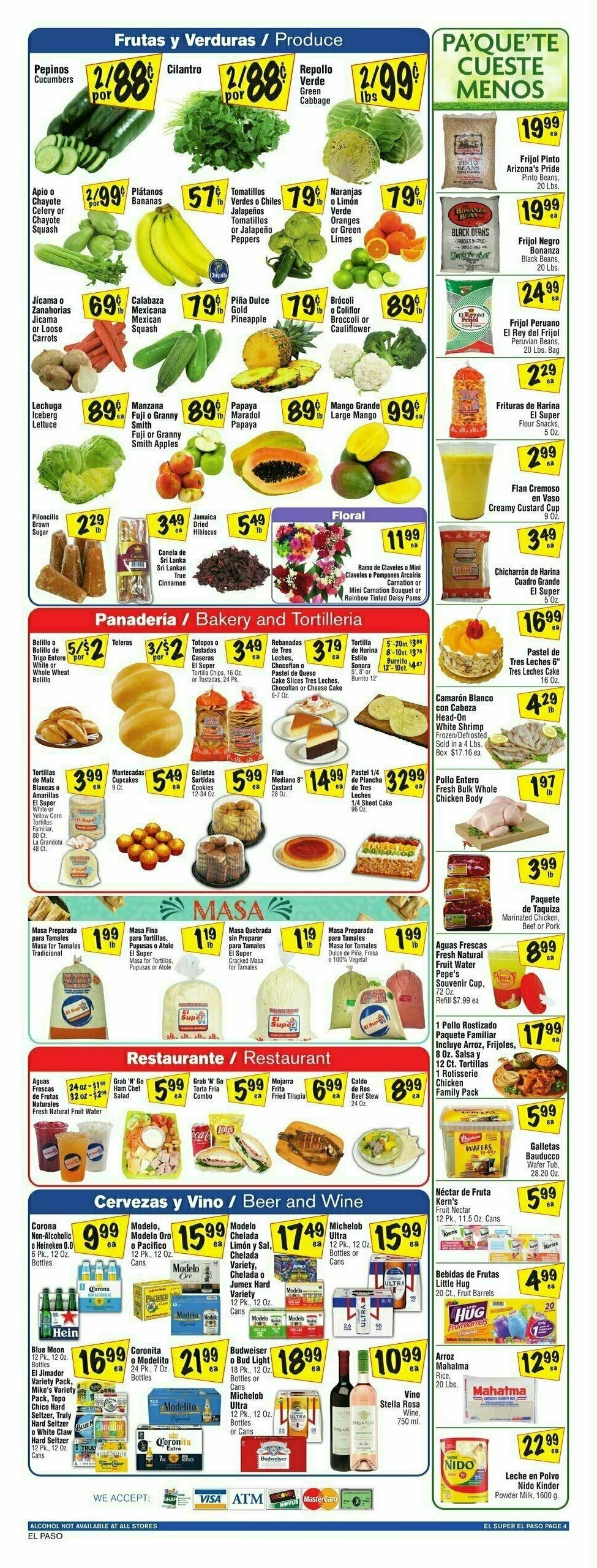 El Super Markets Weekly Ad from January 8