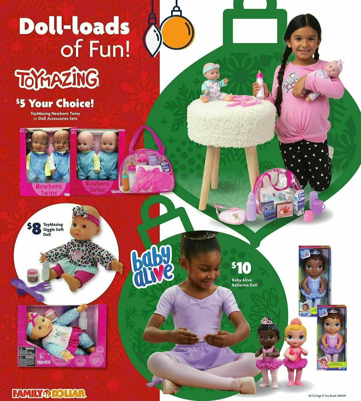 Family Dollar Holiday Toy Guide Weekly Ad from October 22