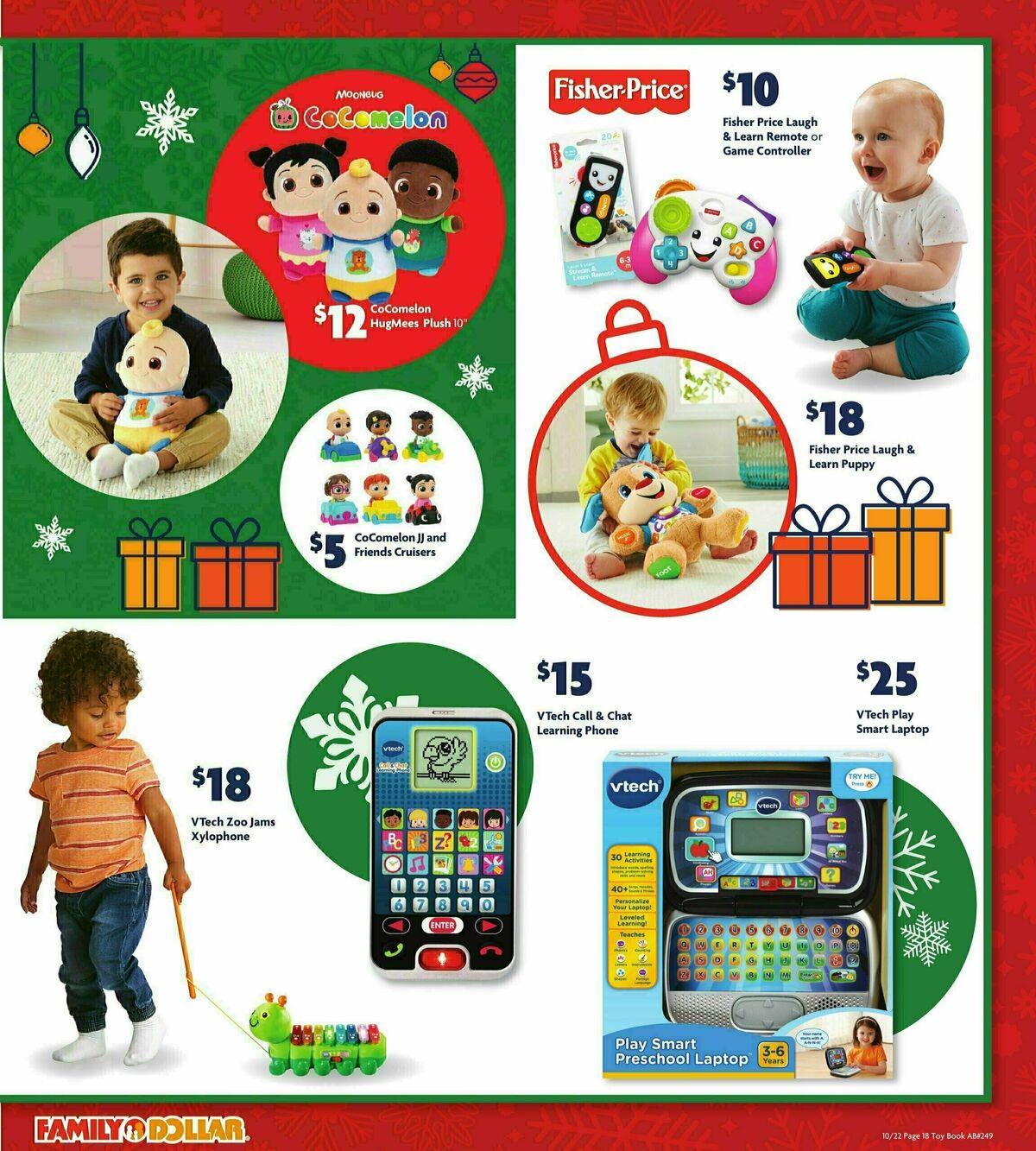 Family Dollar Holiday Toy Guide Weekly Ad from October 22