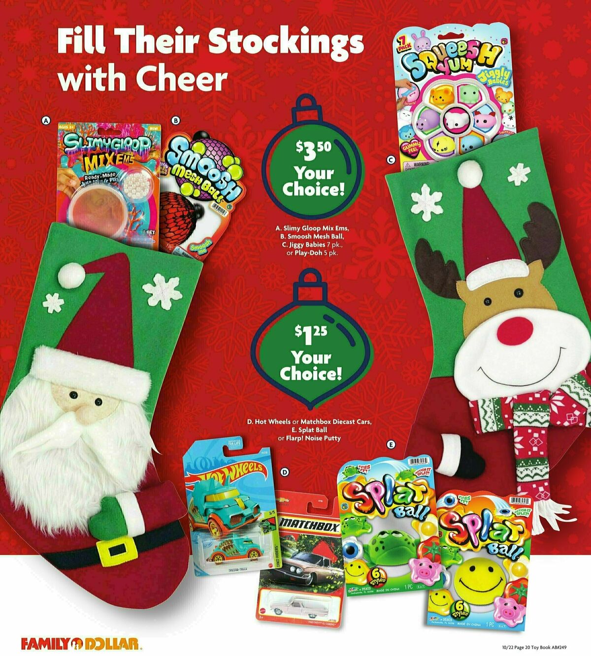 Family Dollar Holiday Toy Guide Weekly Ad from October 22