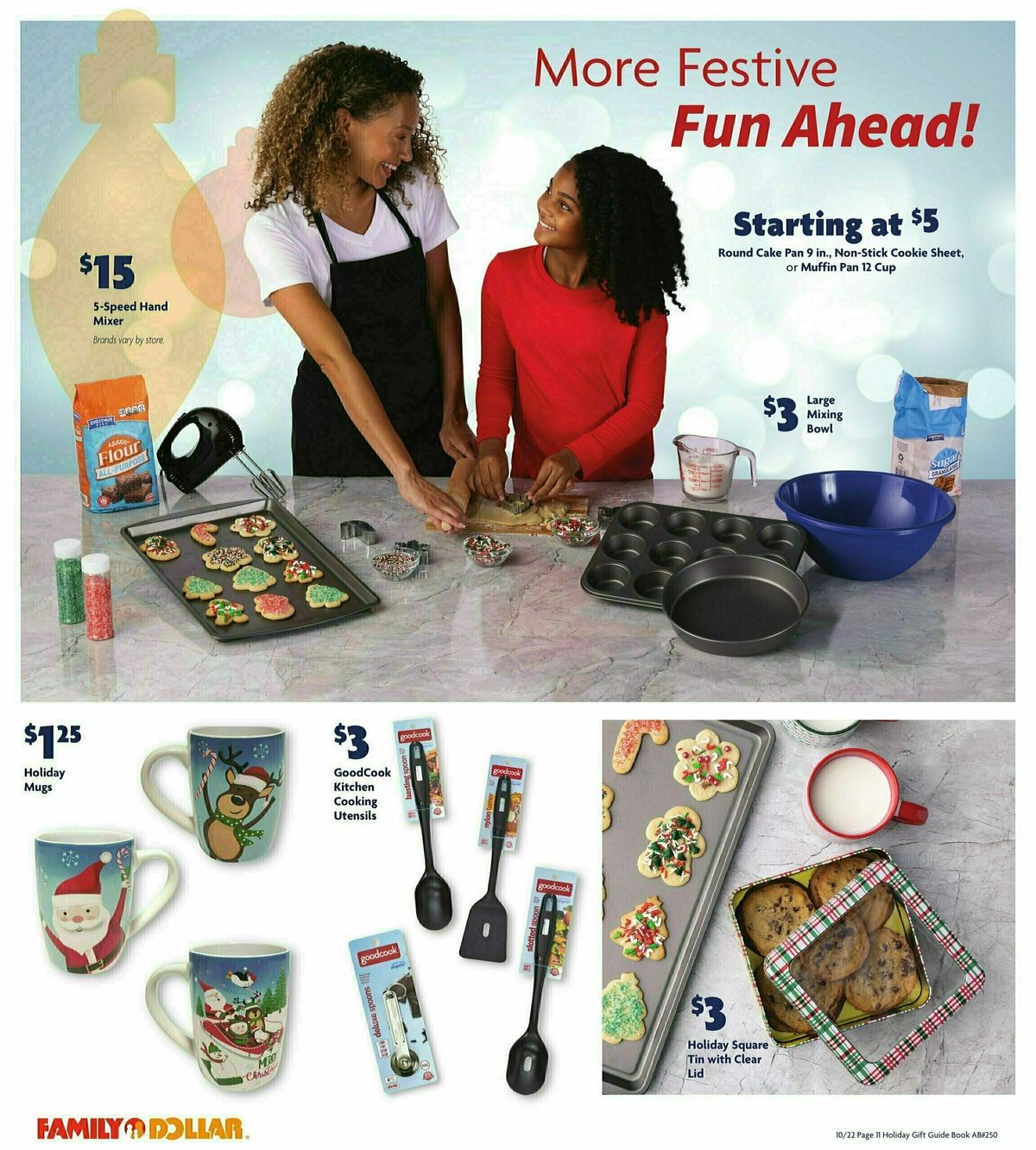 Family Dollar Holiday Gift Guide Weekly Ad from October 22