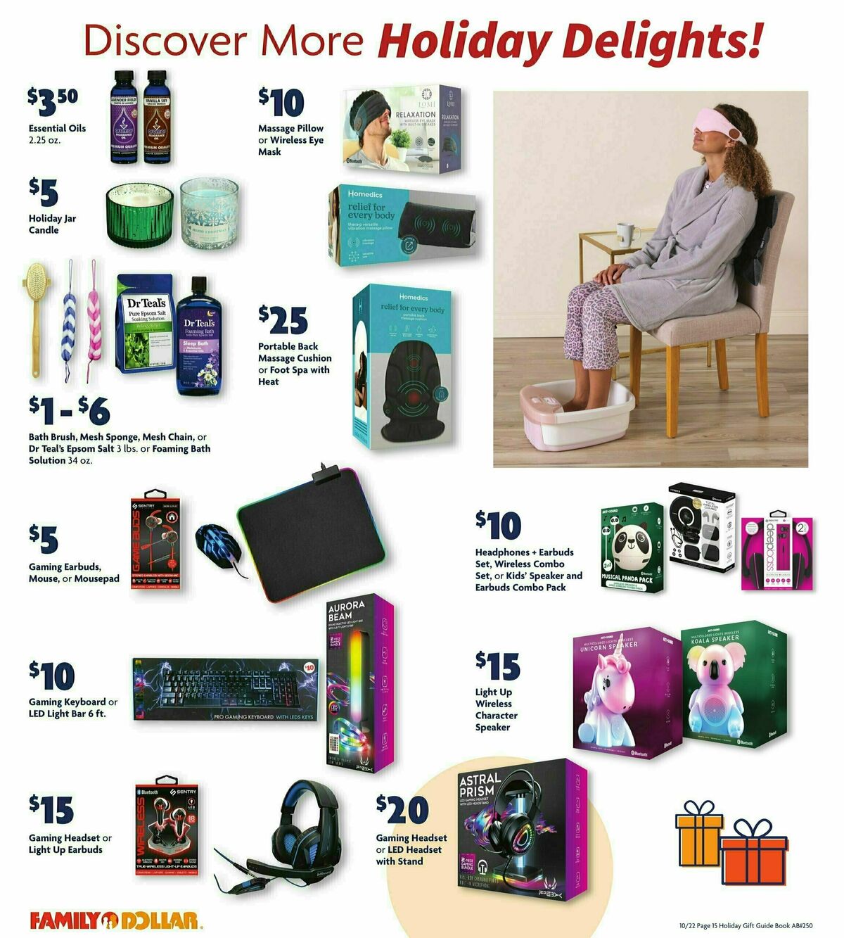 Family Dollar Holiday Gift Guide Weekly Ad from October 22