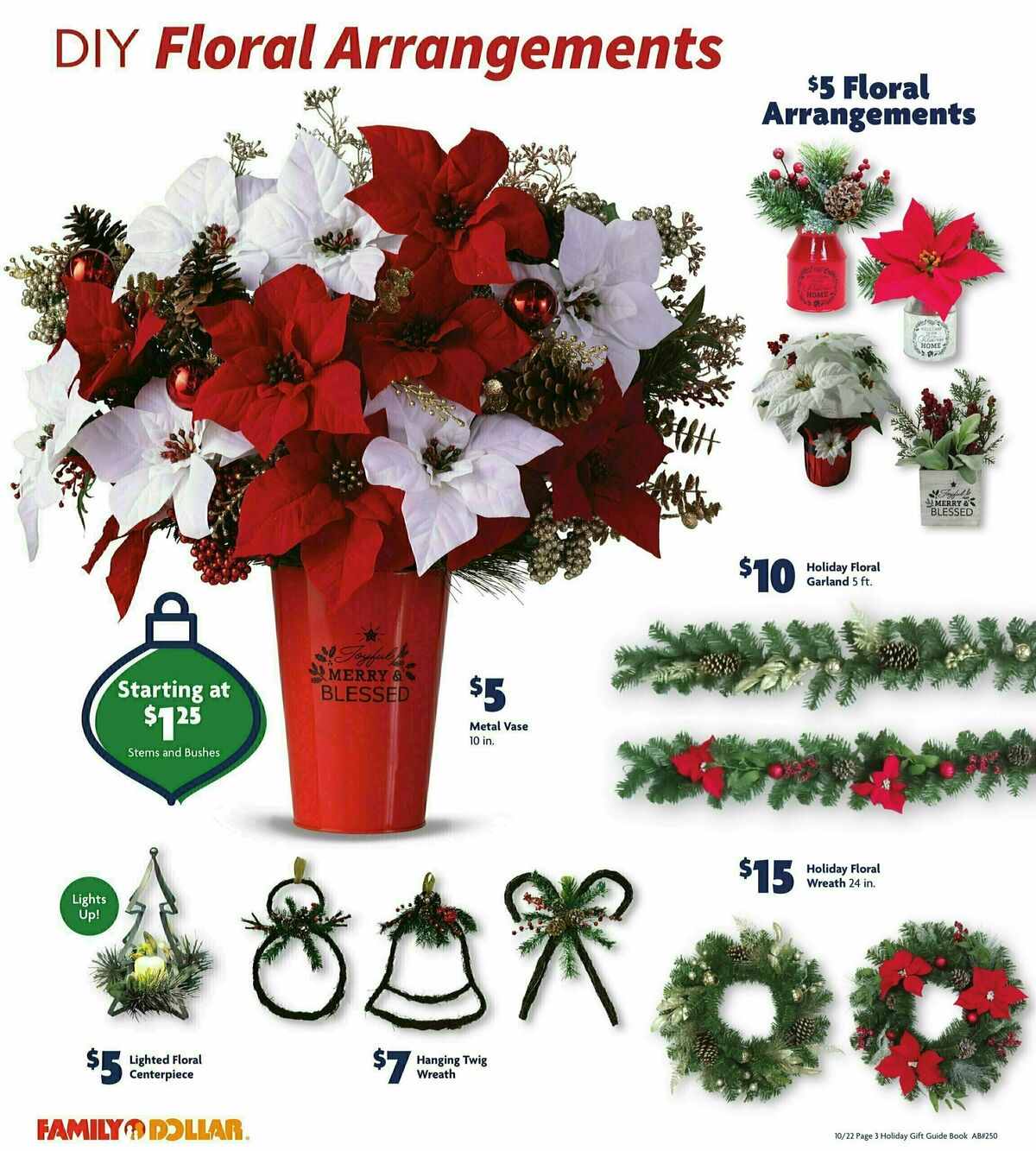 Family Dollar Holiday Gift Guide Weekly Ad from October 22