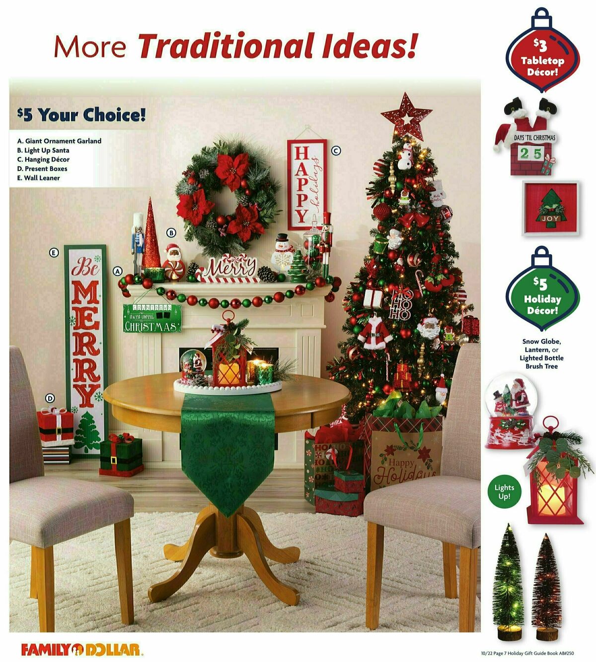 Family Dollar Holiday Gift Guide Weekly Ad from October 22