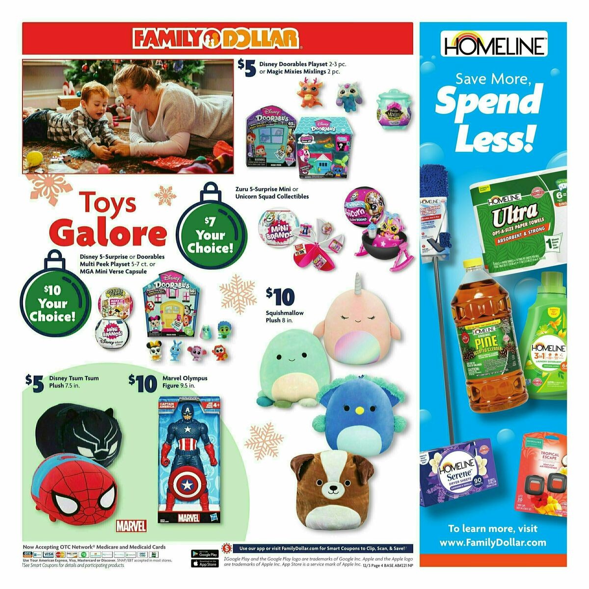 Family Dollar Weekly Ad from December 3