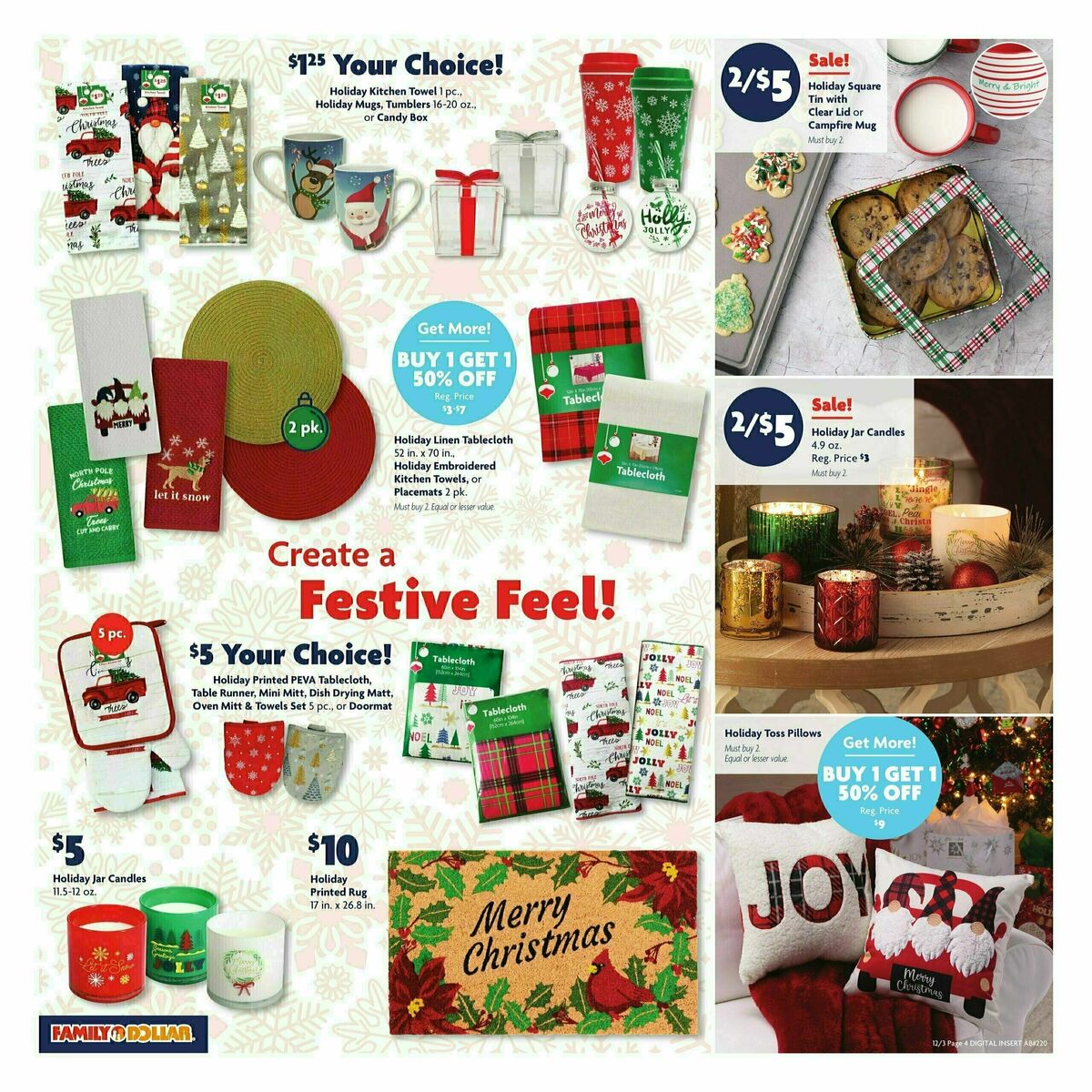 Family Dollar Weekly Ad from December 3