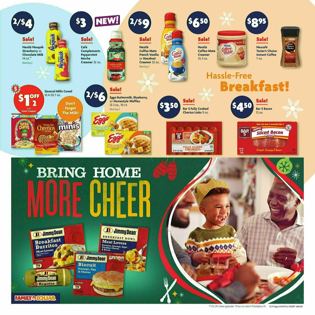 Family Dollar Weekly Ad from December 3