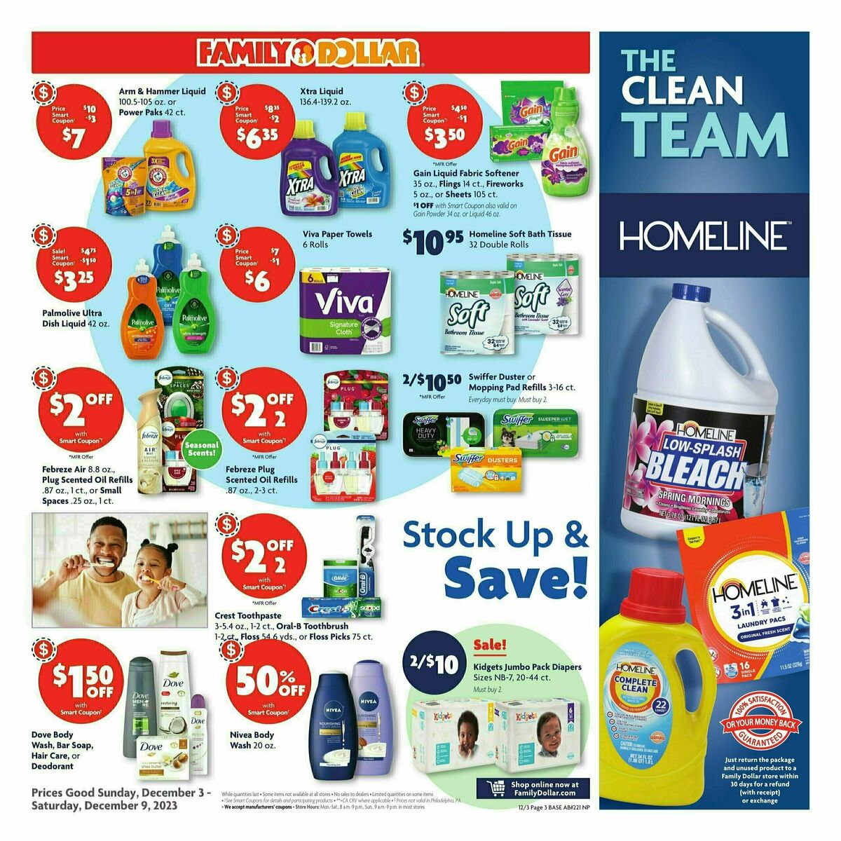 Family Dollar Weekly Ad from December 3