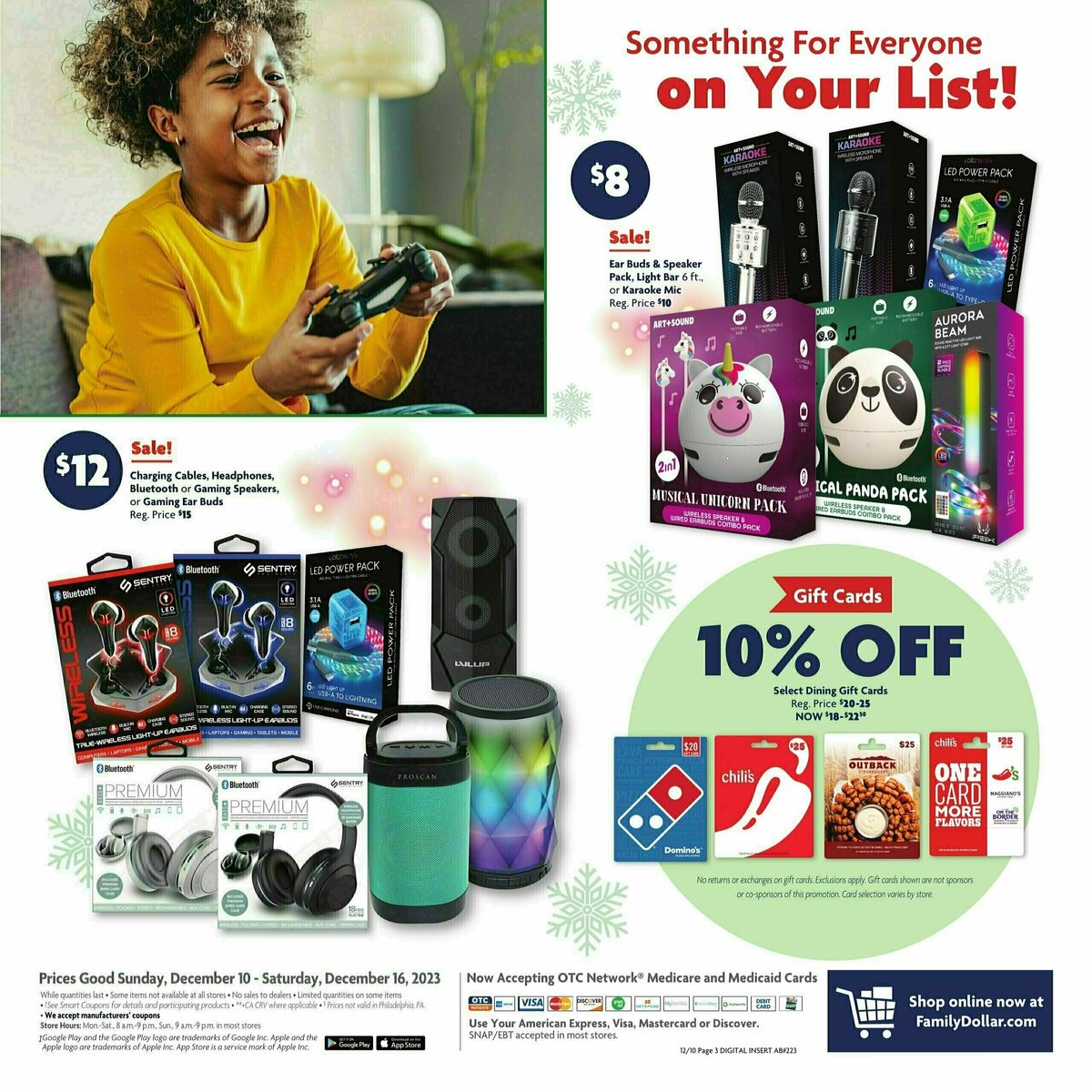 Family Dollar Weekly Ad from December 10