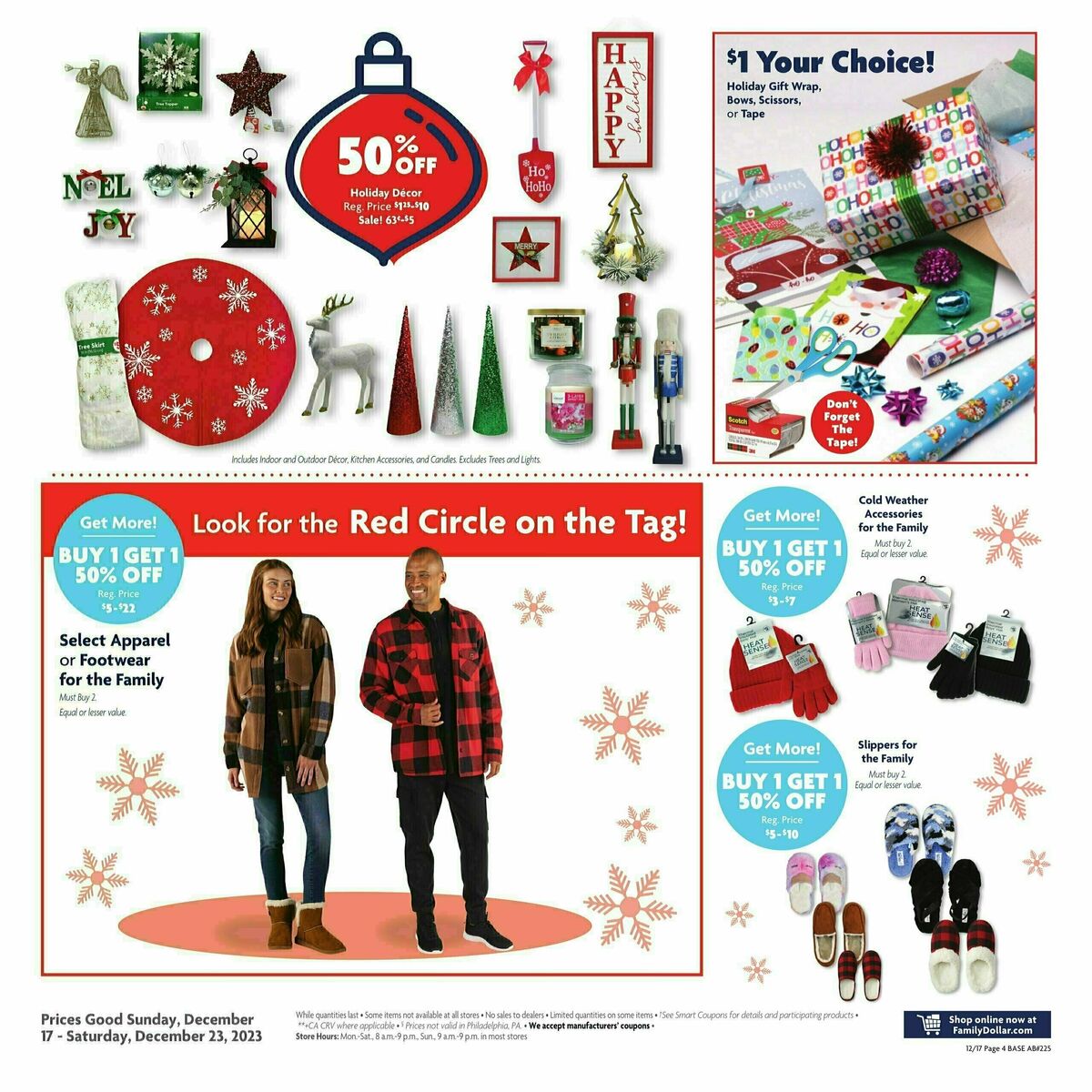 Family Dollar Weekly Ad from December 17