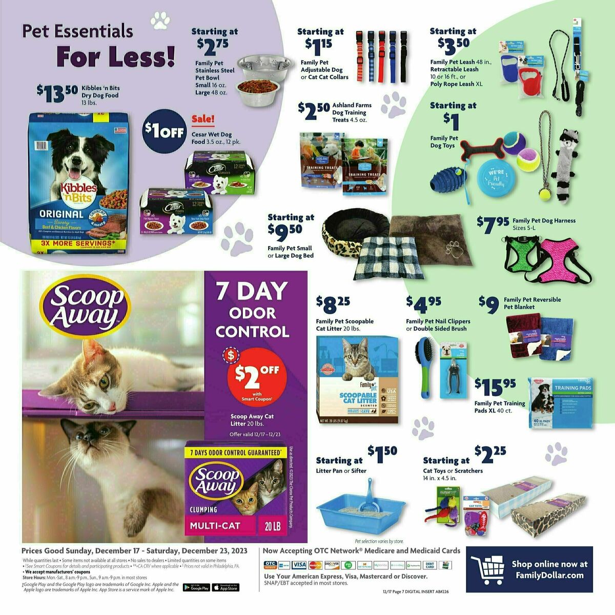 Family Dollar Weekly Ad from December 17