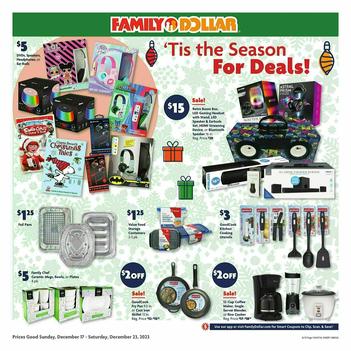 Family Dollar Weekly Ad from December 17