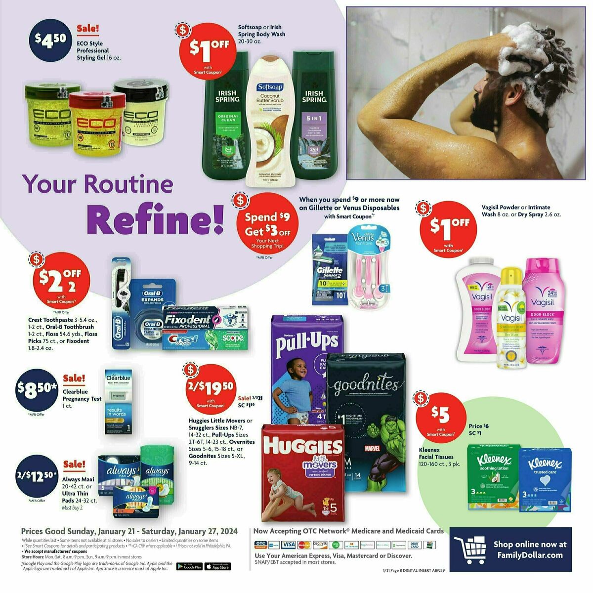 Family Dollar Weekly Ad from January 21