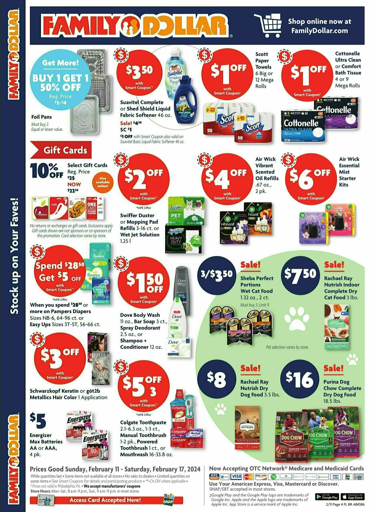 Family Dollar Weekly Ad from February 11