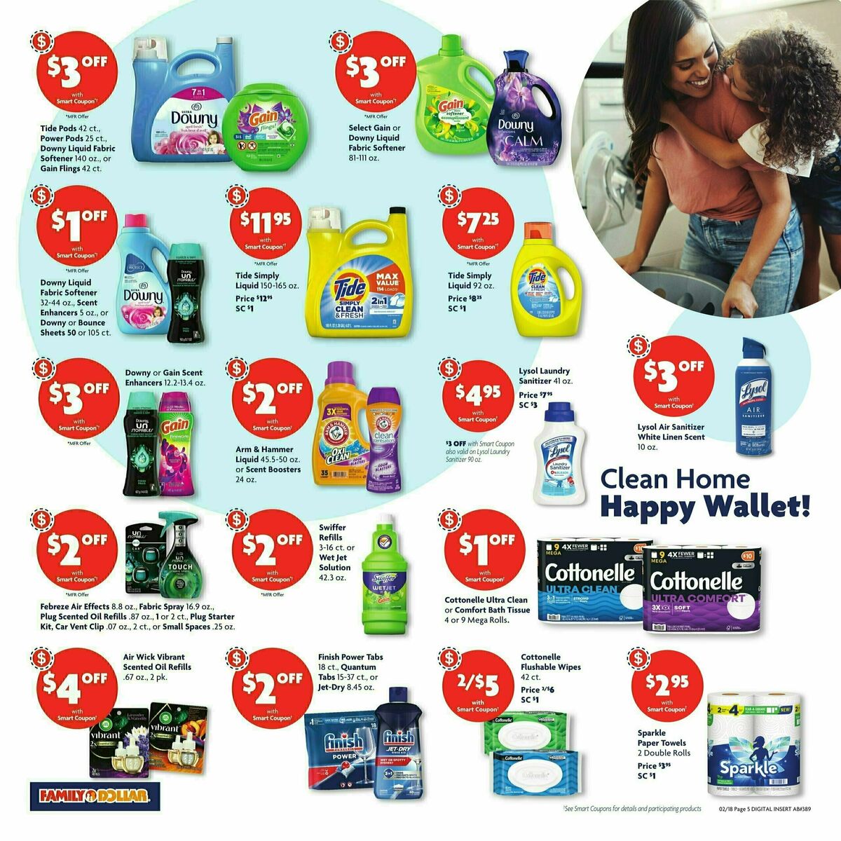 Family Dollar Weekly Ad from February 18