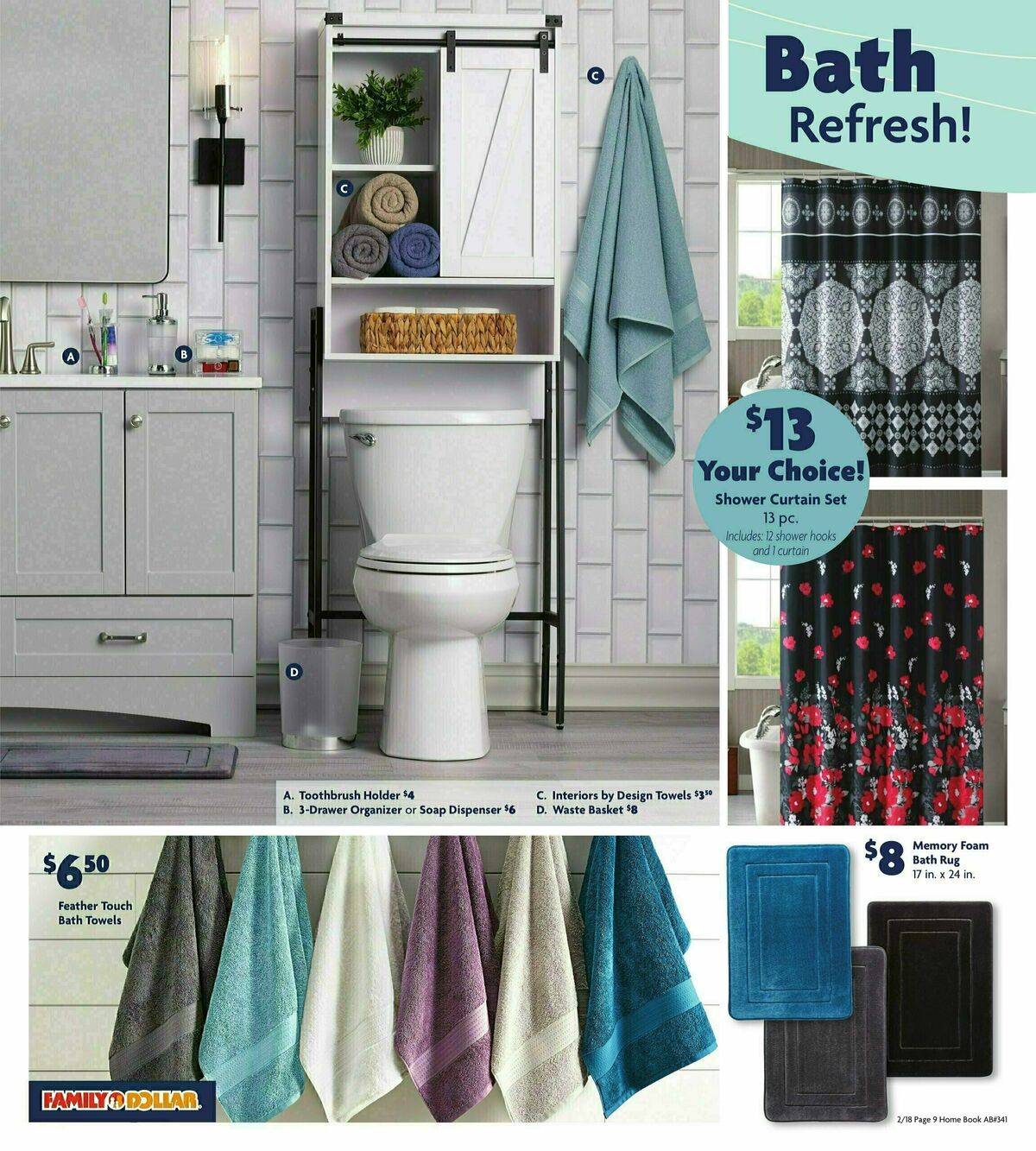 Family Dollar Home Book Weekly Ad from February 18